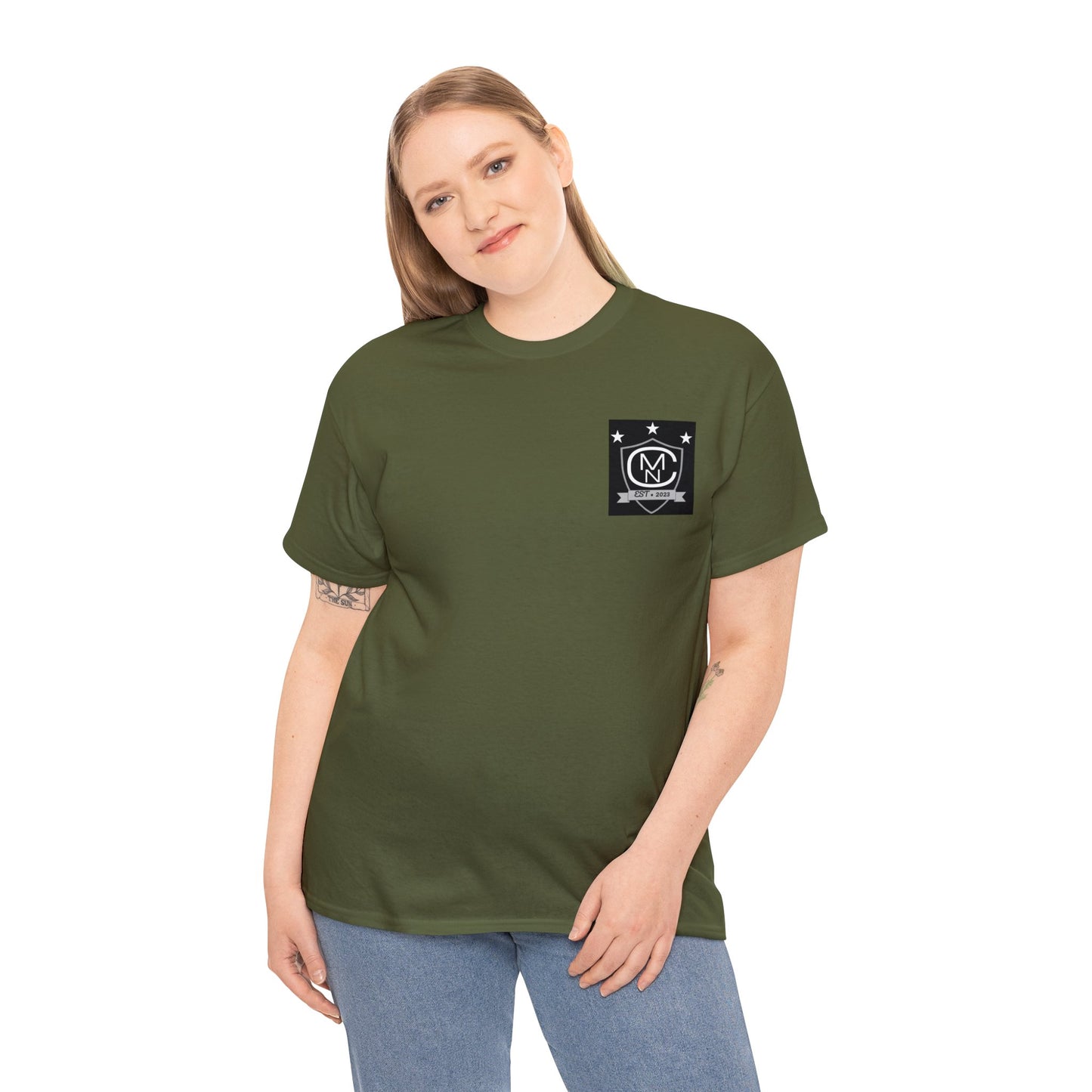 Unisex Heavy Cotton Tee MNC Logo