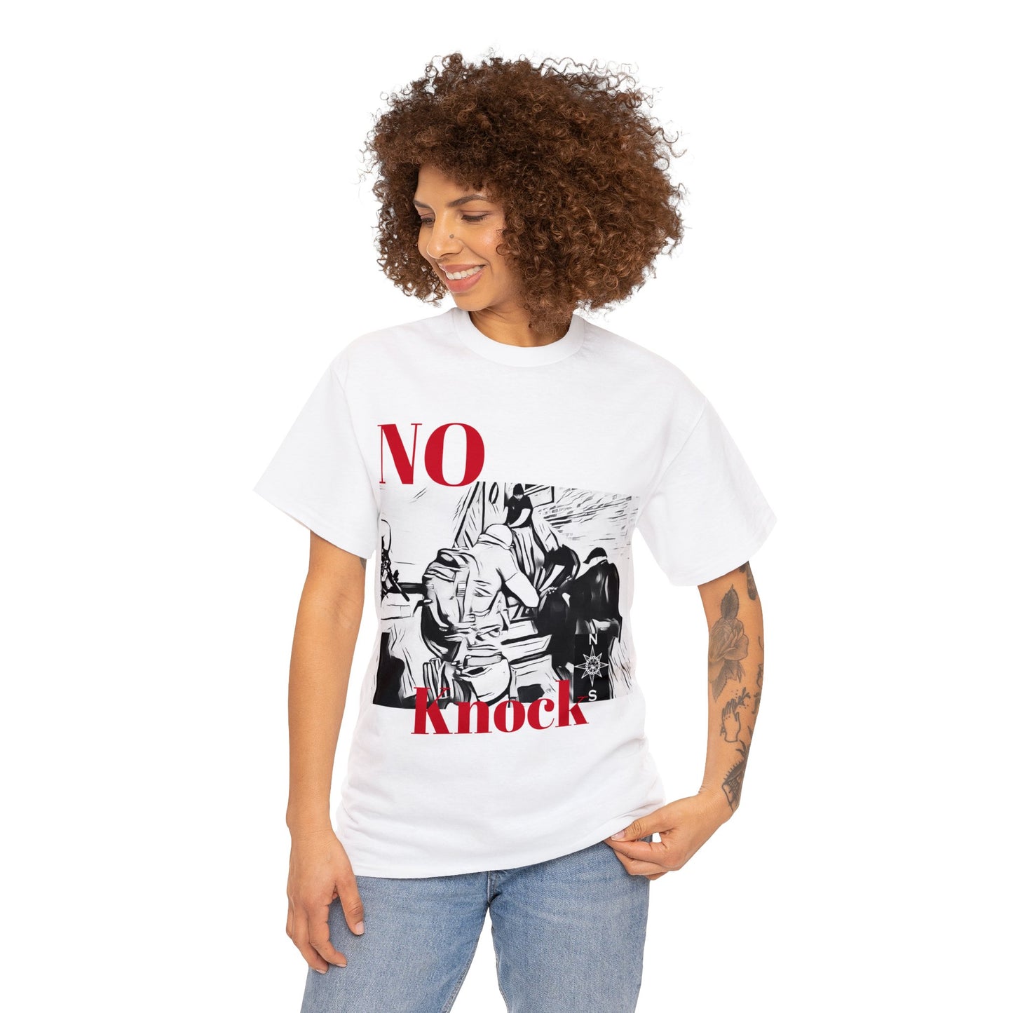 Unisex Heavy Cotton Tee NFSC No Knock