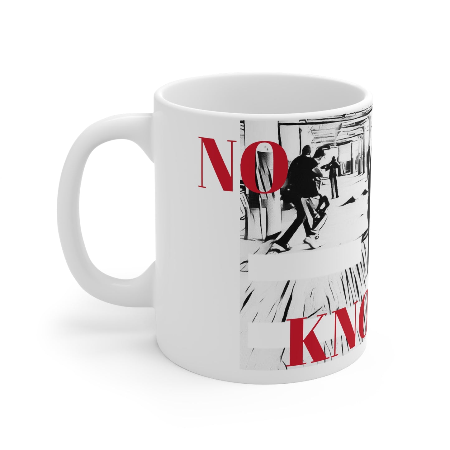 Ceramic Mug 11oz NO KNOCK