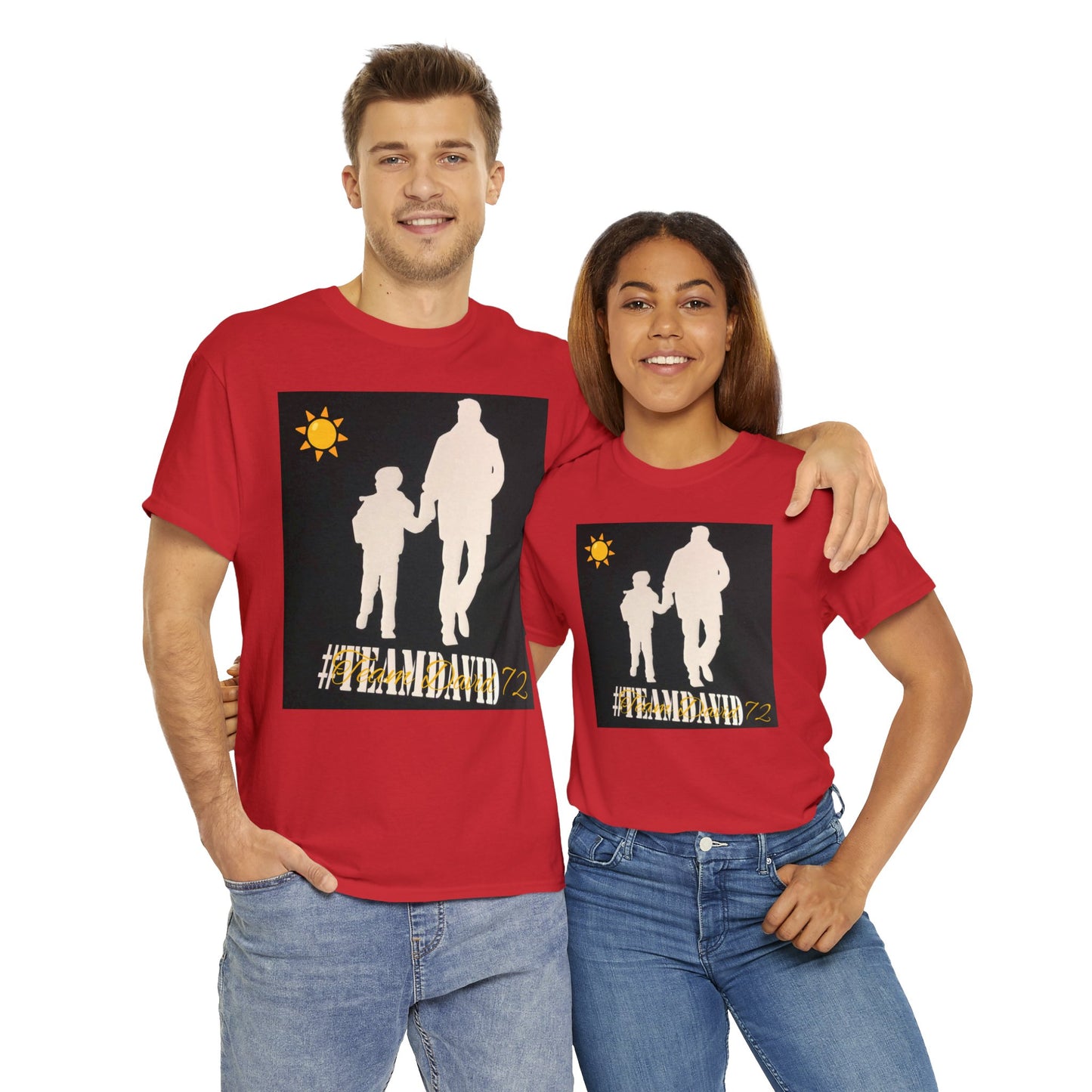 Unisex Heavy Cotton Tee Team David 72