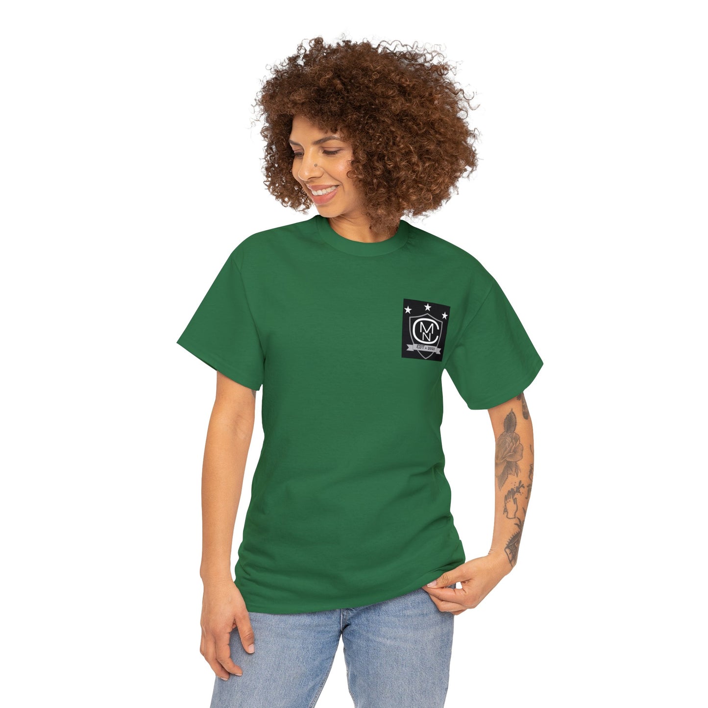 Unisex Heavy Cotton Tee MNC Logo
