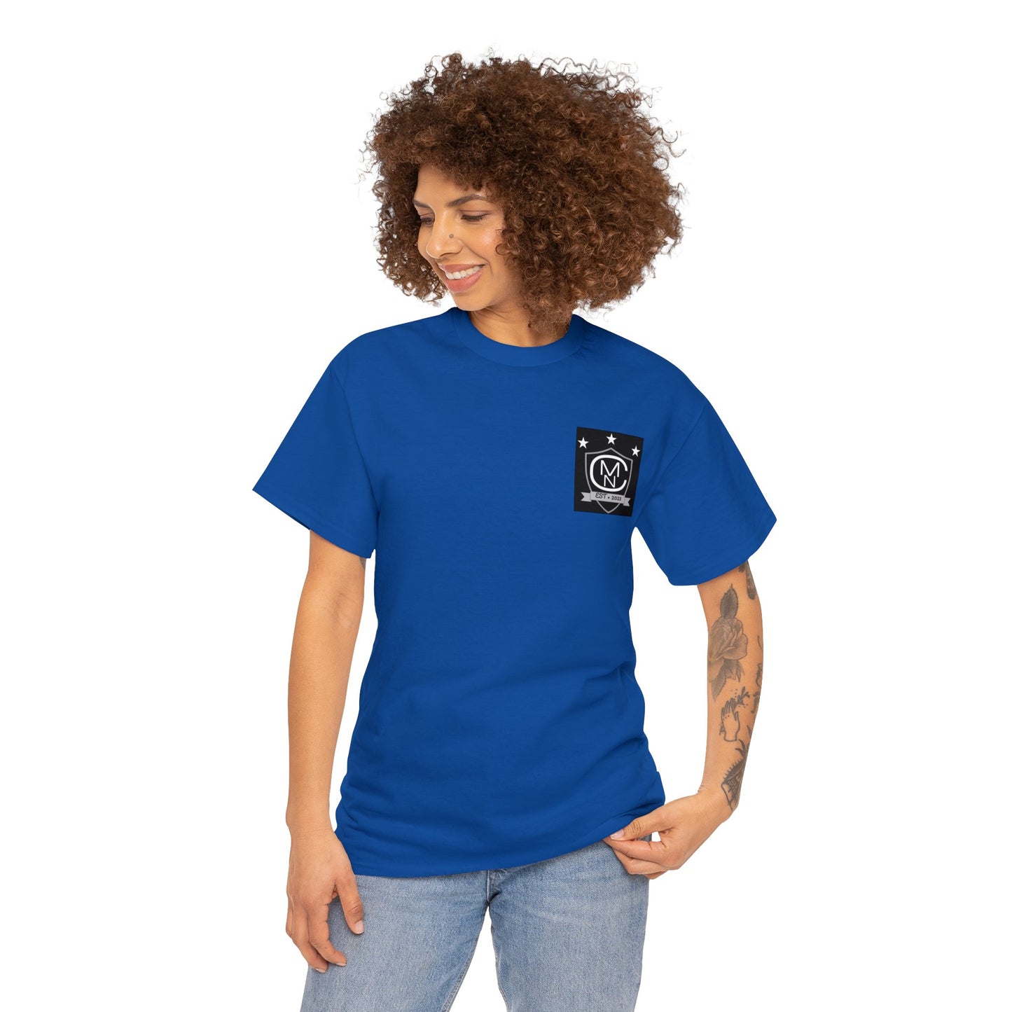 Unisex Heavy Cotton Tee MNC Logo