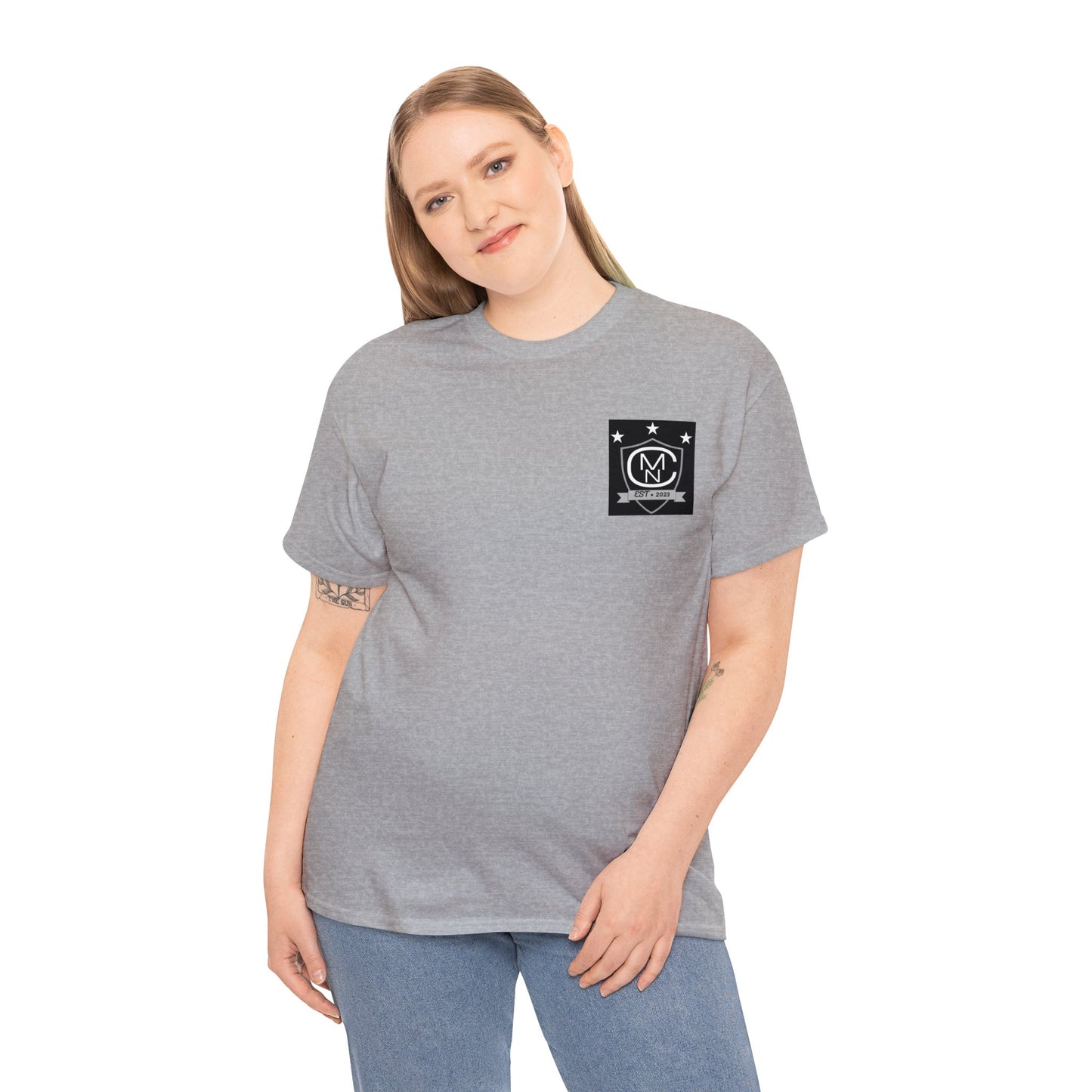 Unisex Heavy Cotton Tee MNC Logo