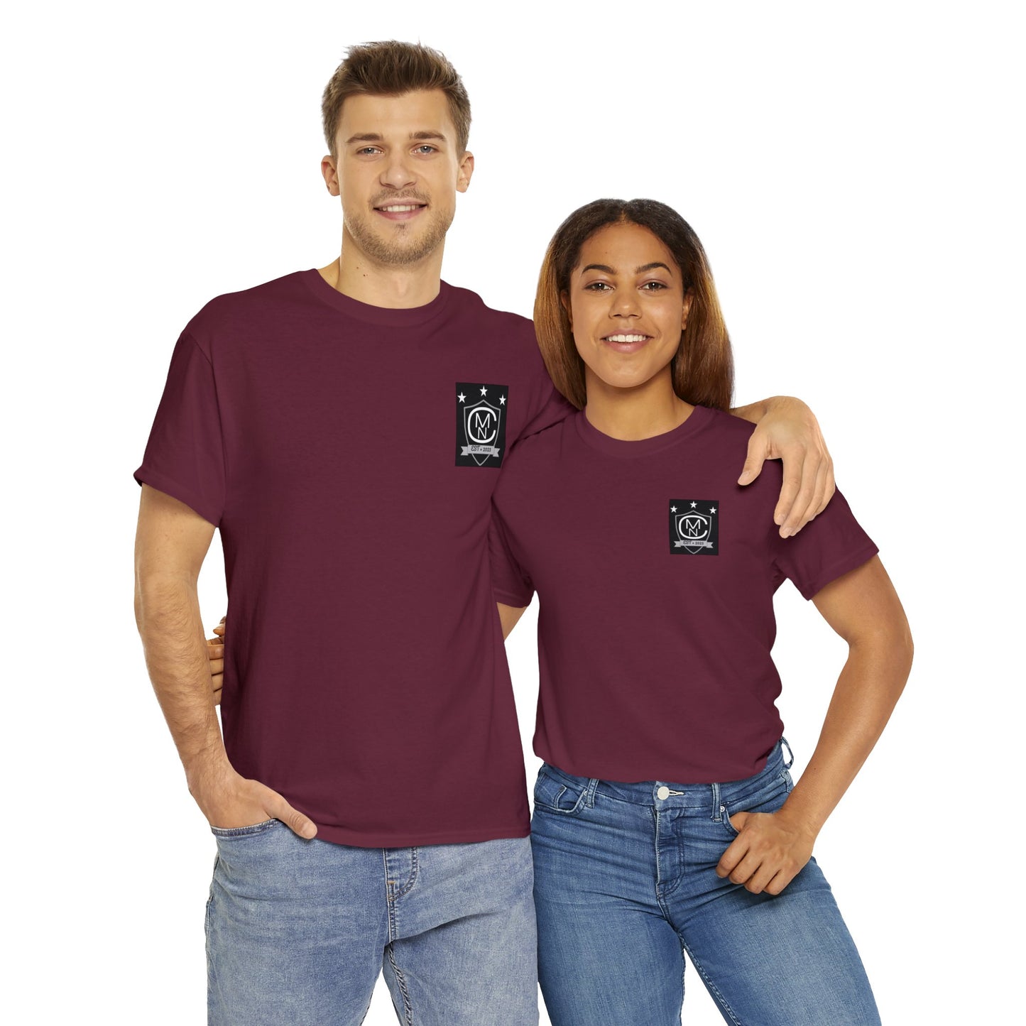 Unisex Heavy Cotton Tee MNC Logo