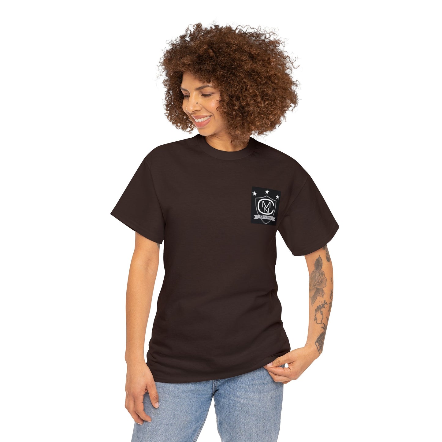 Unisex Heavy Cotton Tee MNC Logo