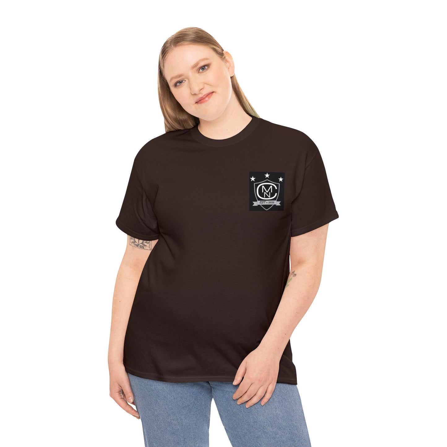 Unisex Heavy Cotton Tee MNC Logo