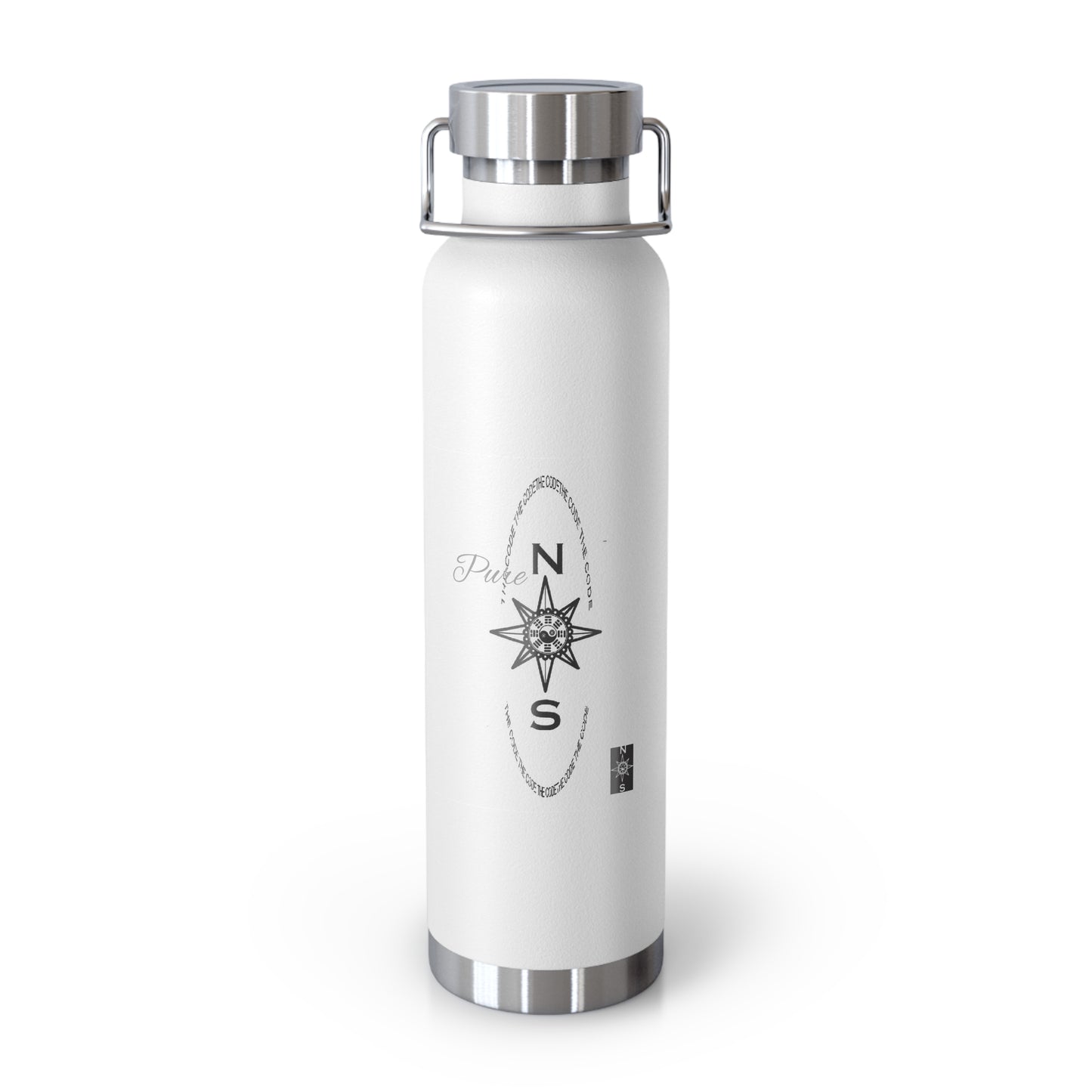 Copper Vacuum Insulated Bottle, 22oz NFSC Pure