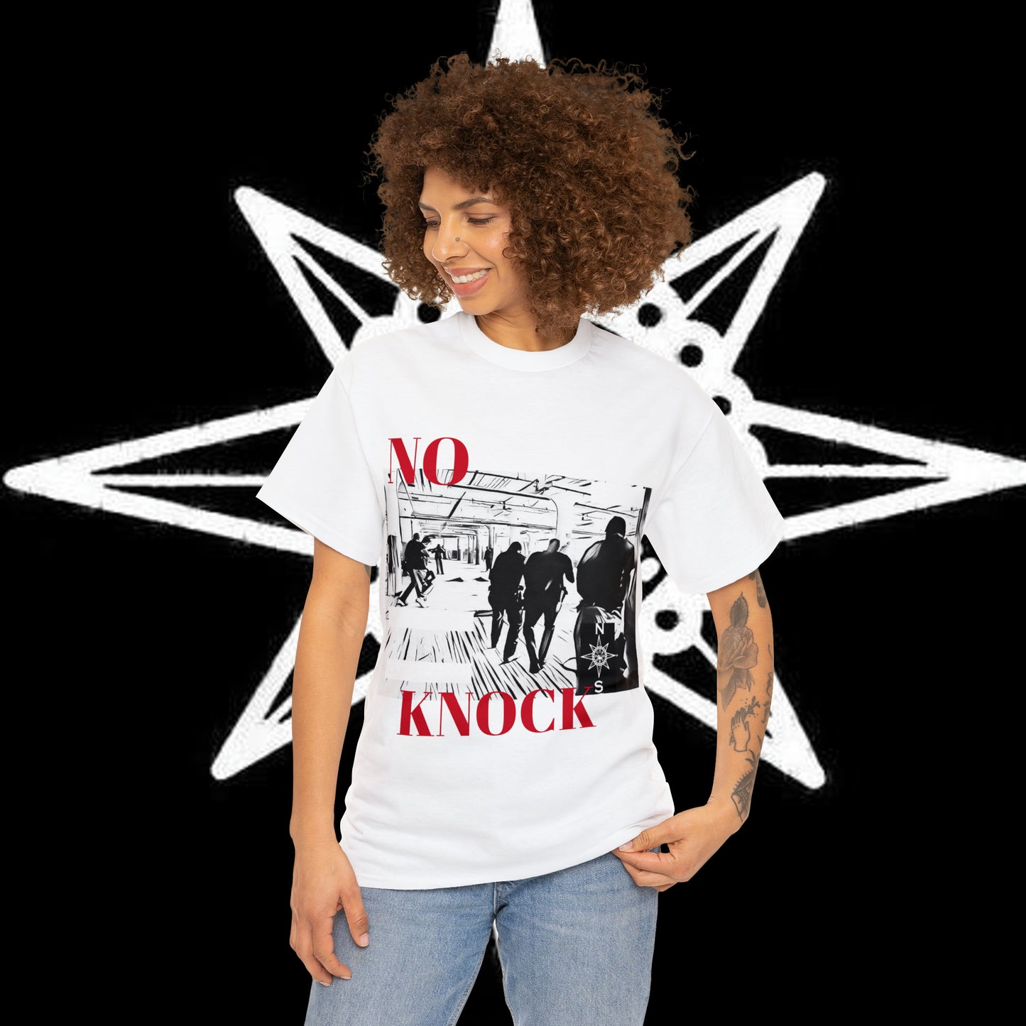 Unisex Heavy Cotton Tee NFSC No Knock