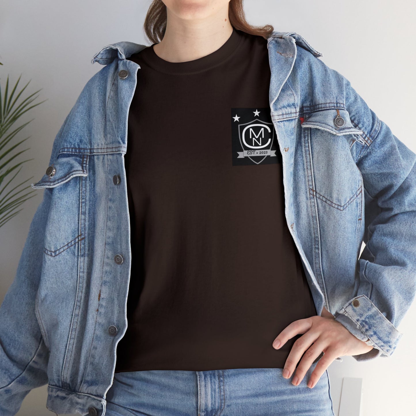Unisex Heavy Cotton Tee MNC Logo