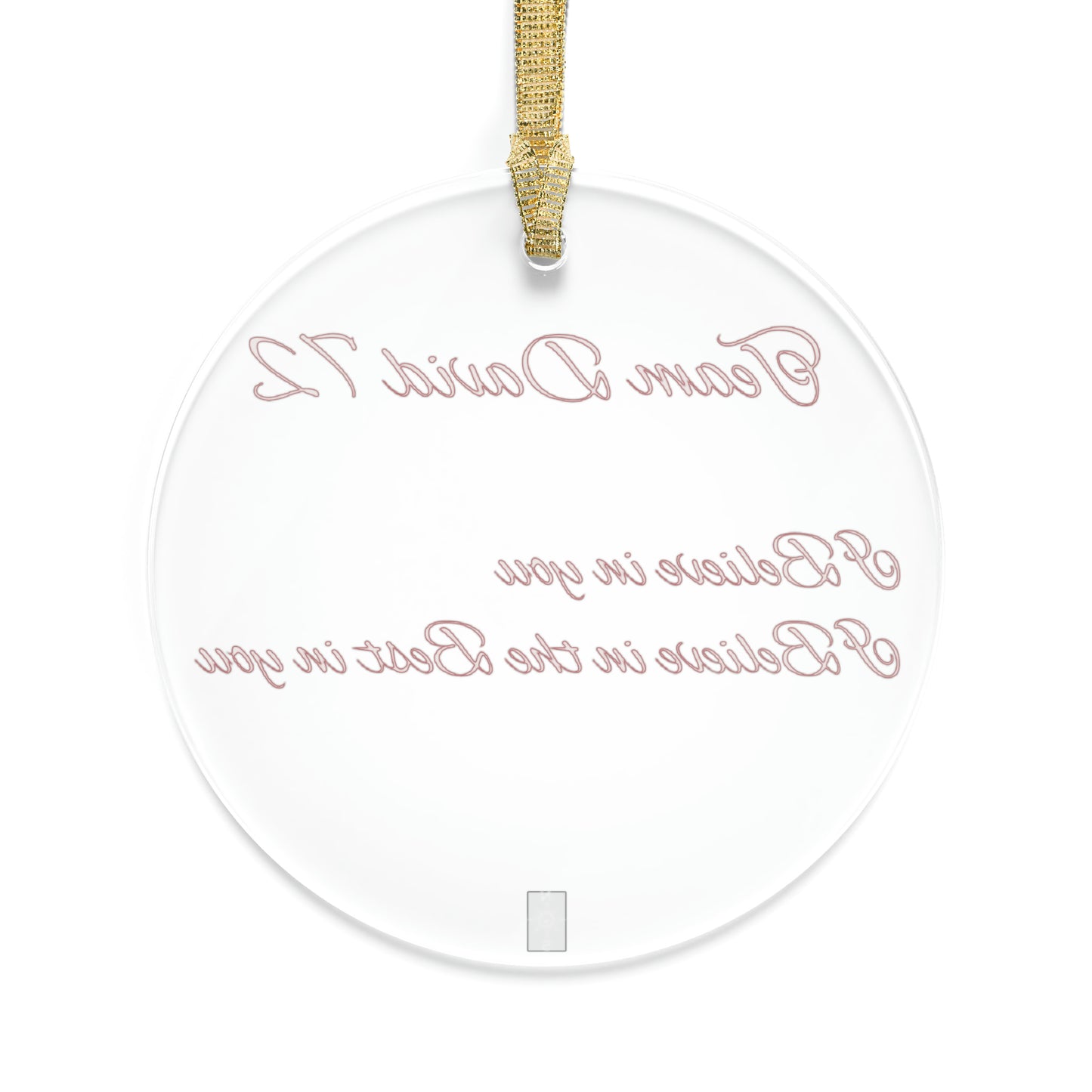 Acrylic Ornaments Team David 72