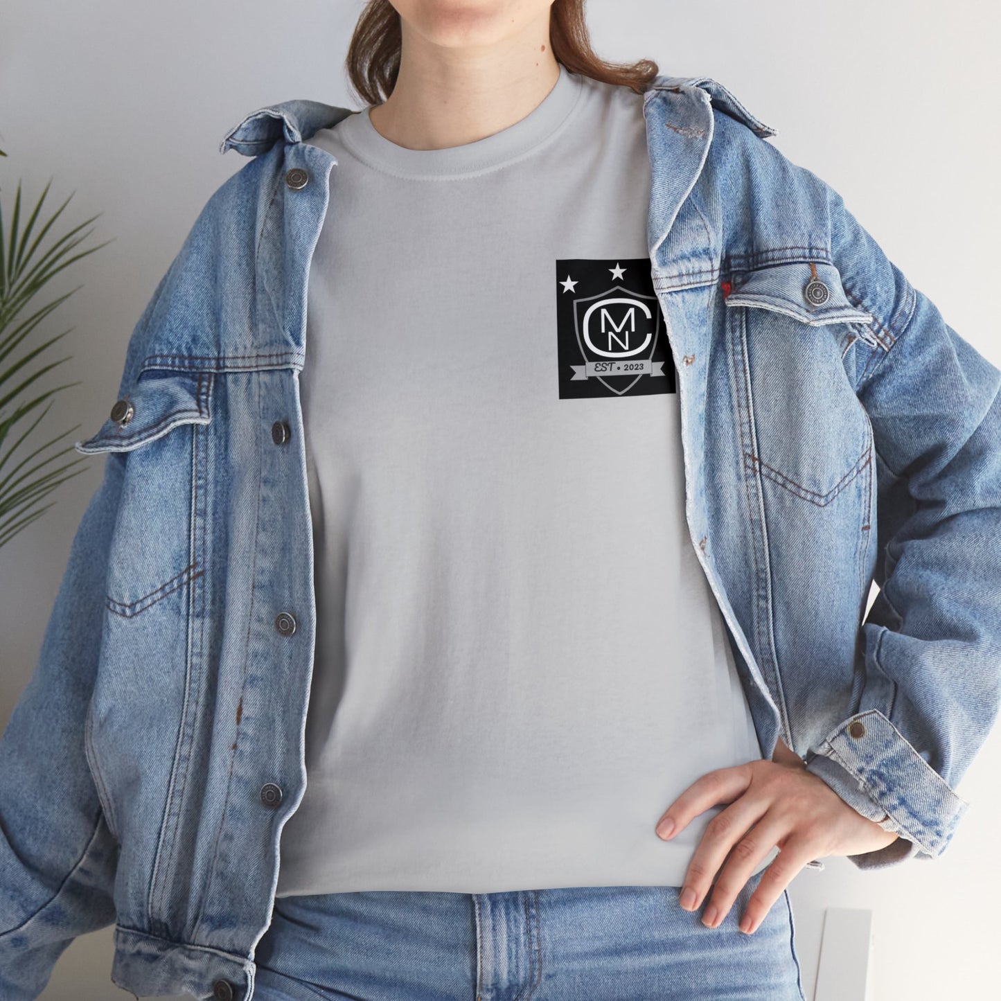 Unisex Heavy Cotton Tee MNC Logo