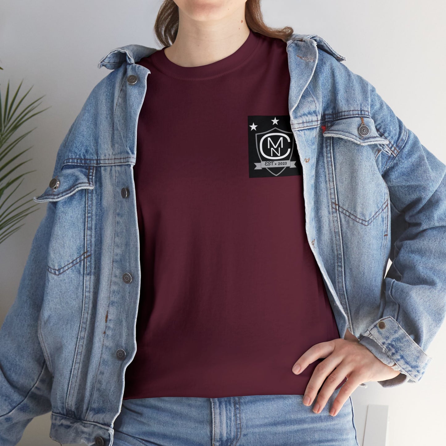 Unisex Heavy Cotton Tee MNC Logo