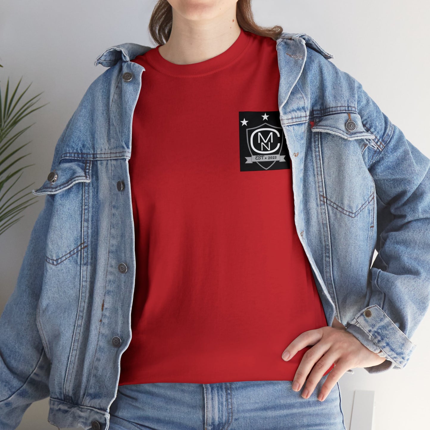 Unisex Heavy Cotton Tee MNC Logo