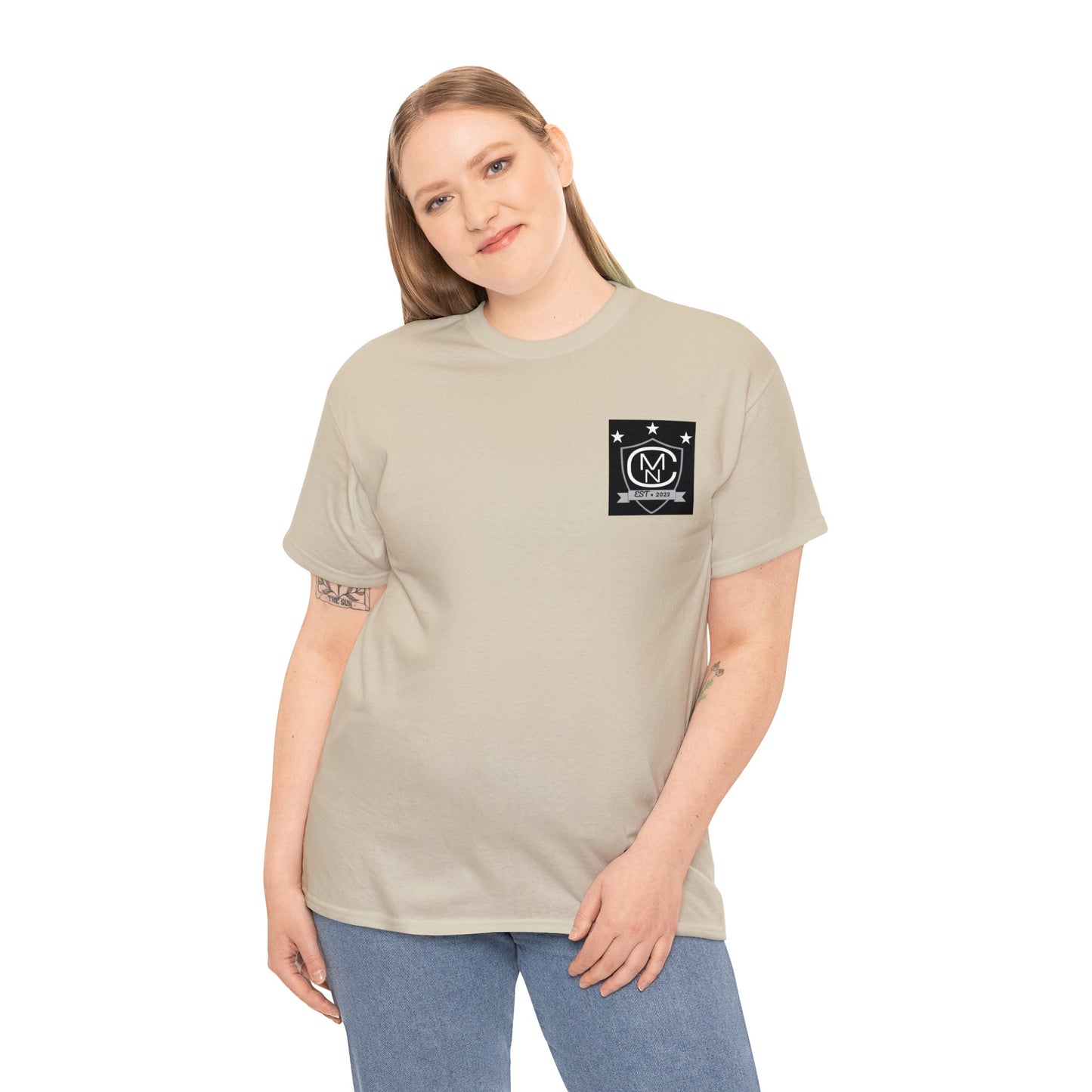 Unisex Heavy Cotton Tee MNC Logo