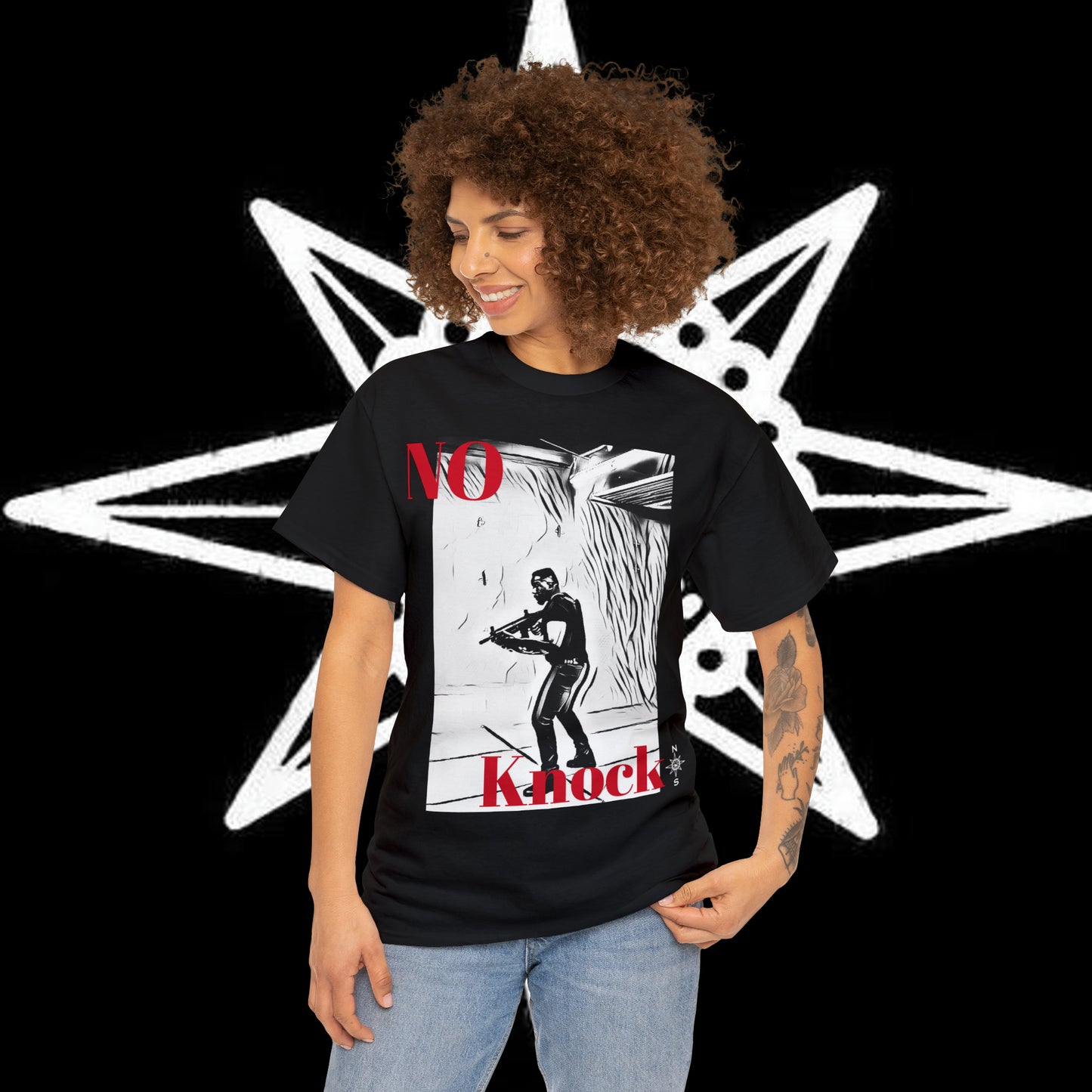 Unisex Heavy Cotton Tee NFSC No Knock