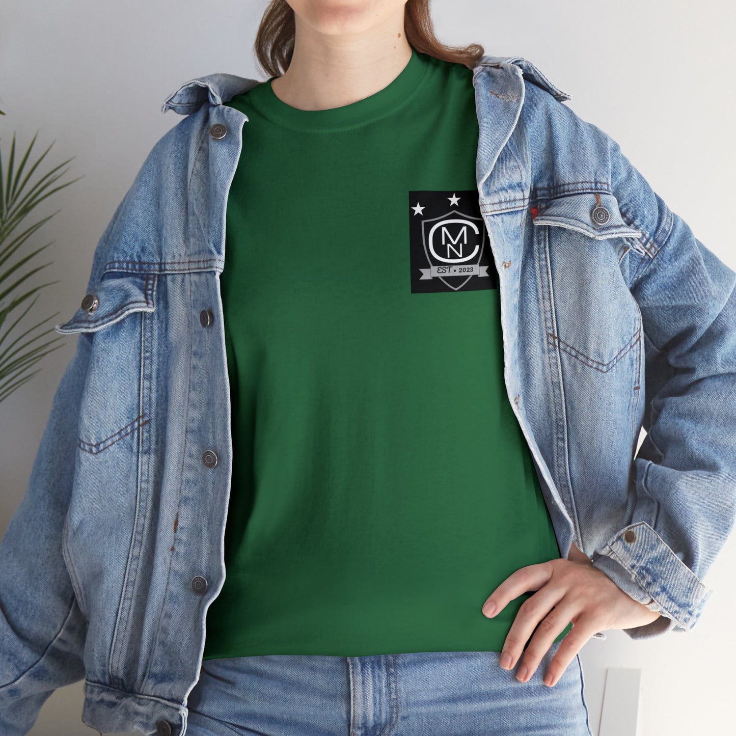 Unisex Heavy Cotton Tee MNC Logo