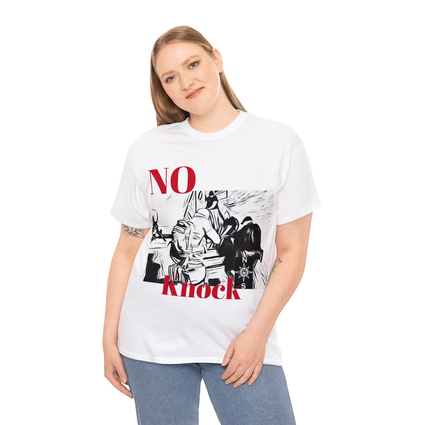 Unisex Heavy Cotton Tee NFSC No Knock