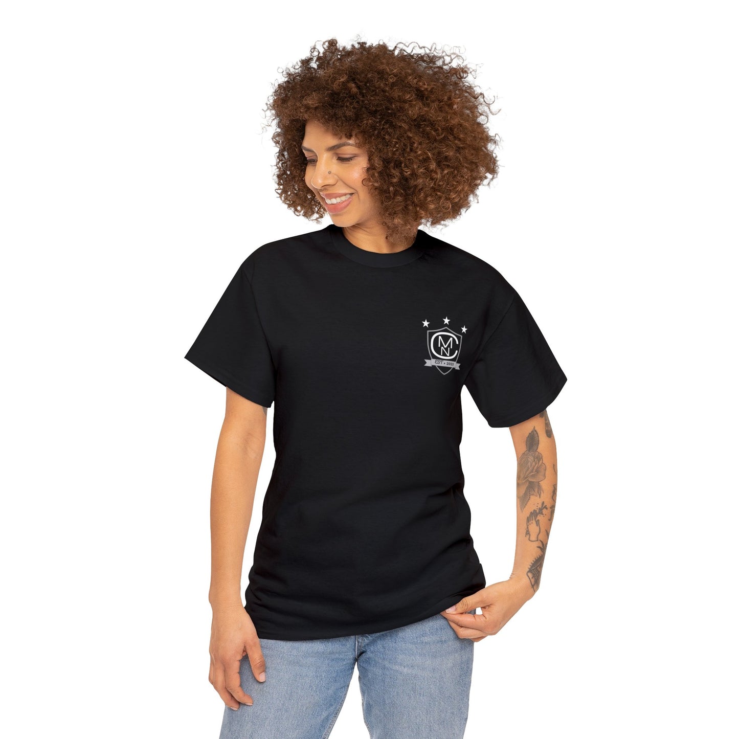 Unisex Heavy Cotton Tee MNC Logo