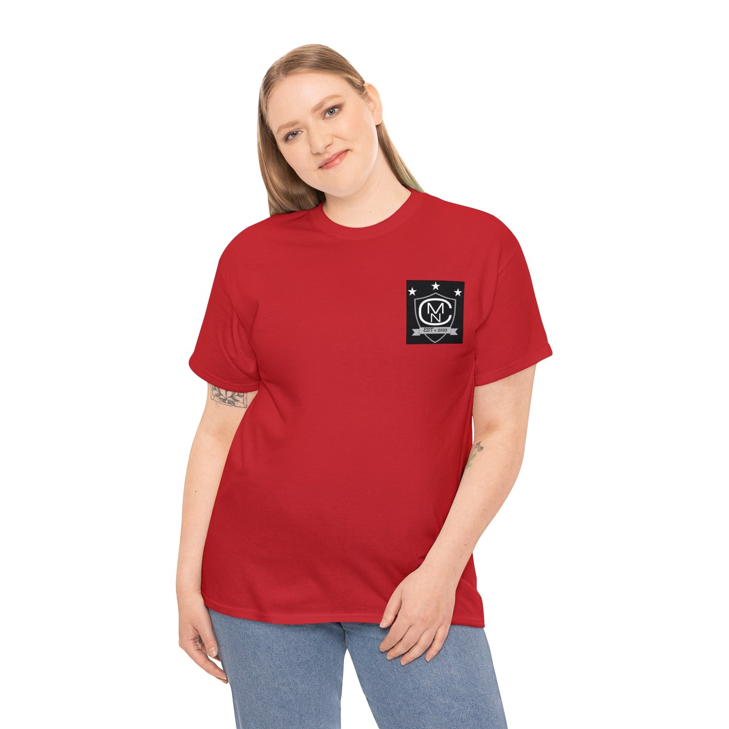 Unisex Heavy Cotton Tee MNC Logo
