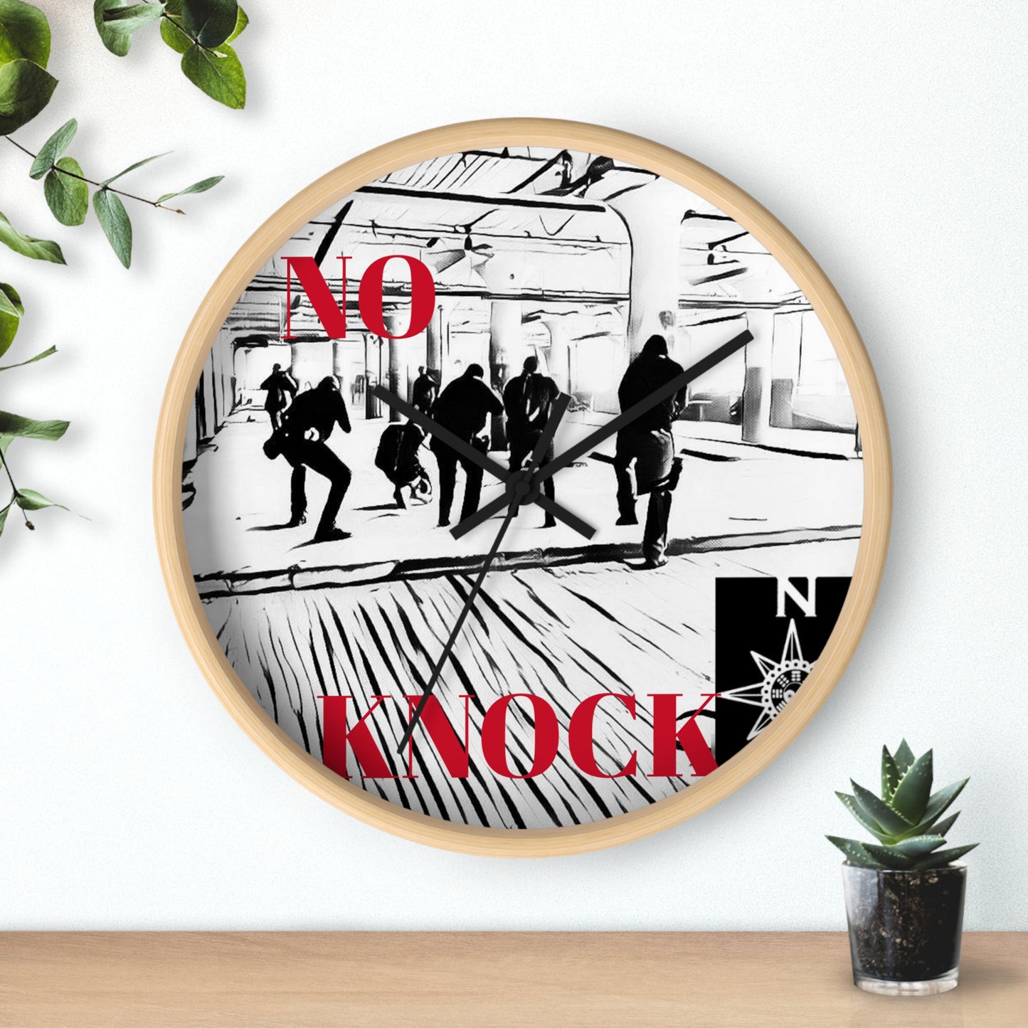 Wall Clock NFSC NO KNOCK