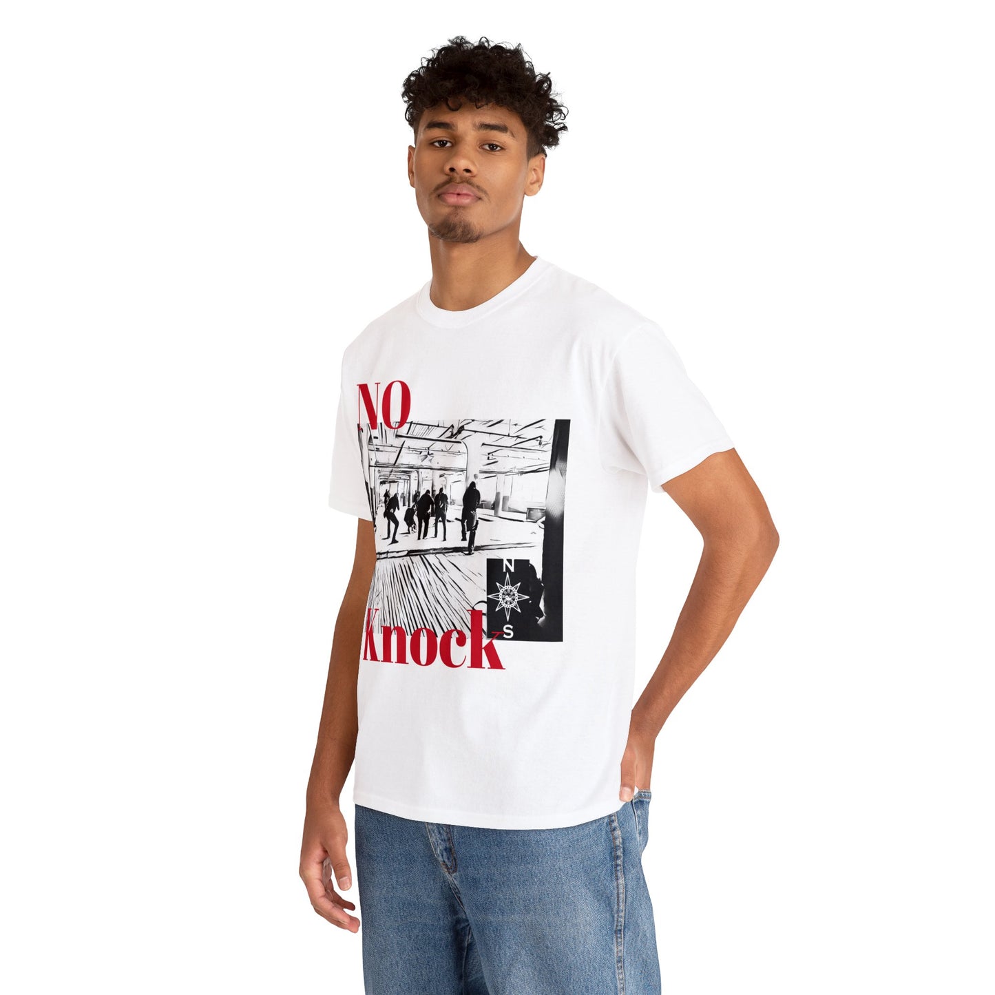 Unisex Heavy Cotton Tee NFSC NO KNOCK
