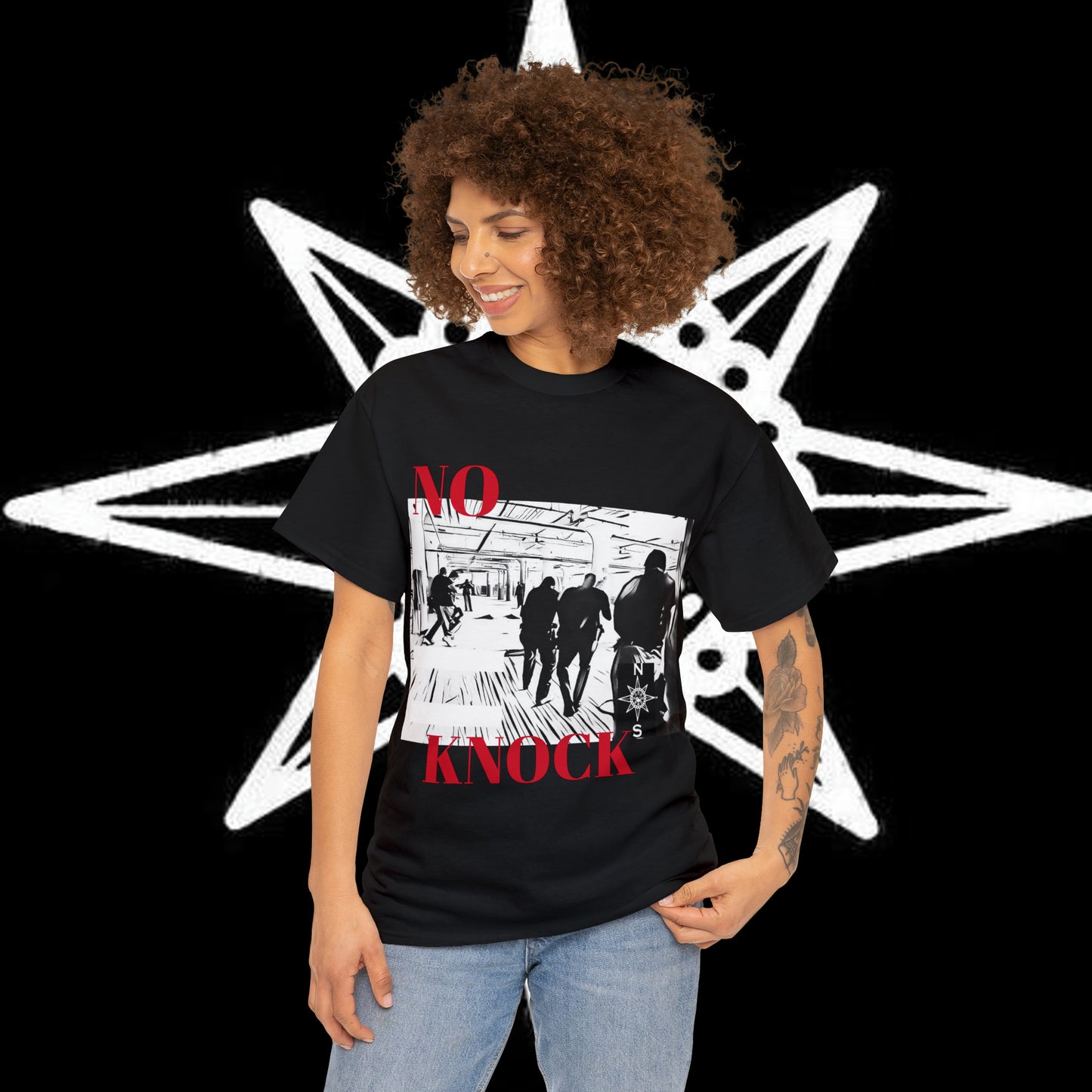 Unisex Heavy Cotton Tee NFSC No Knock