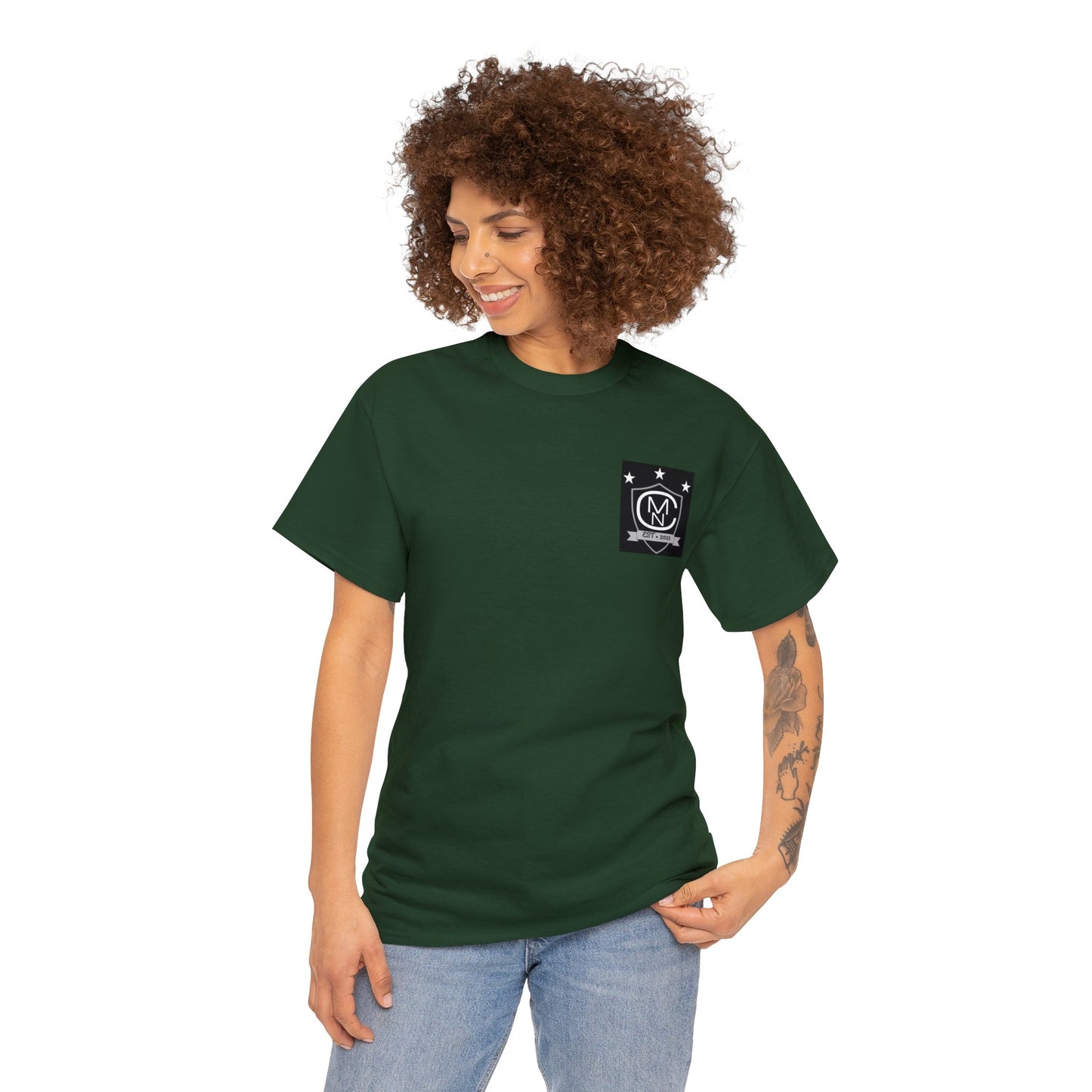 Unisex Heavy Cotton Tee MNC Logo