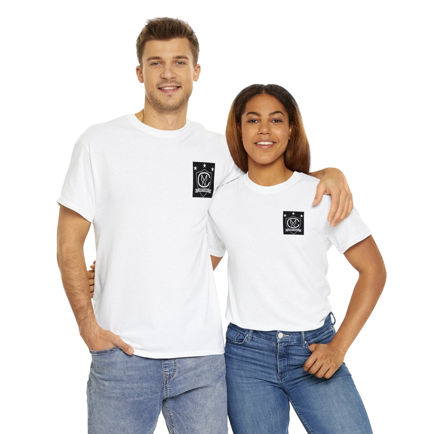 Unisex Heavy Cotton Tee MNC Logo