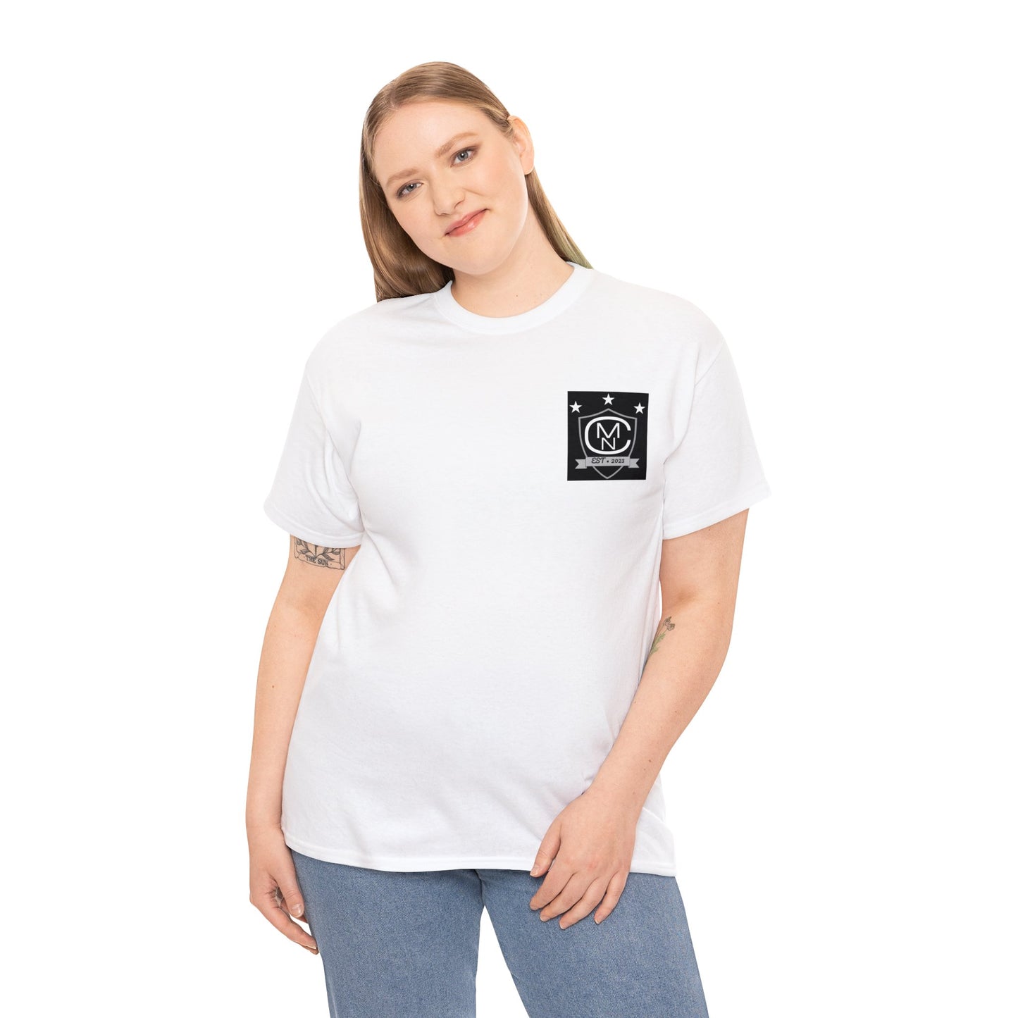 Unisex Heavy Cotton Tee MNC Logo