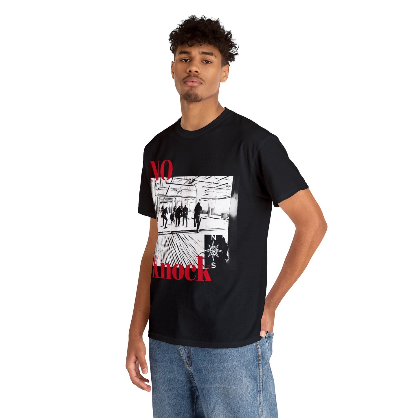 Unisex Heavy Cotton Tee NFSC NO KNOCK