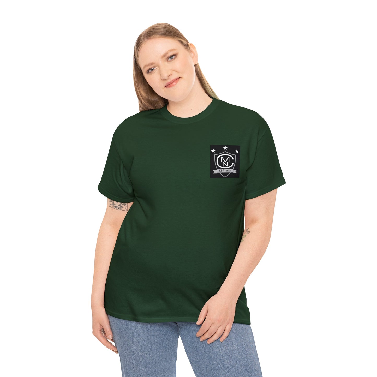 Unisex Heavy Cotton Tee MNC Logo