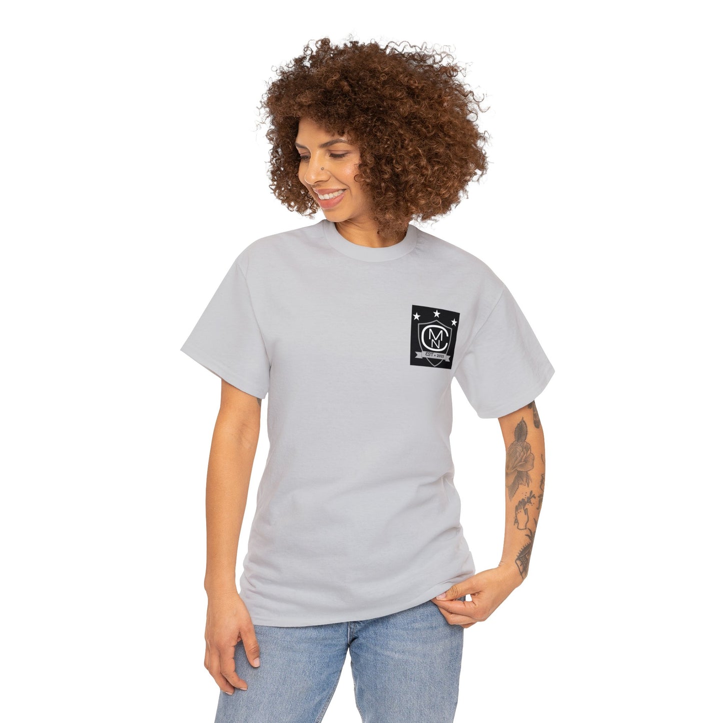 Unisex Heavy Cotton Tee MNC Logo