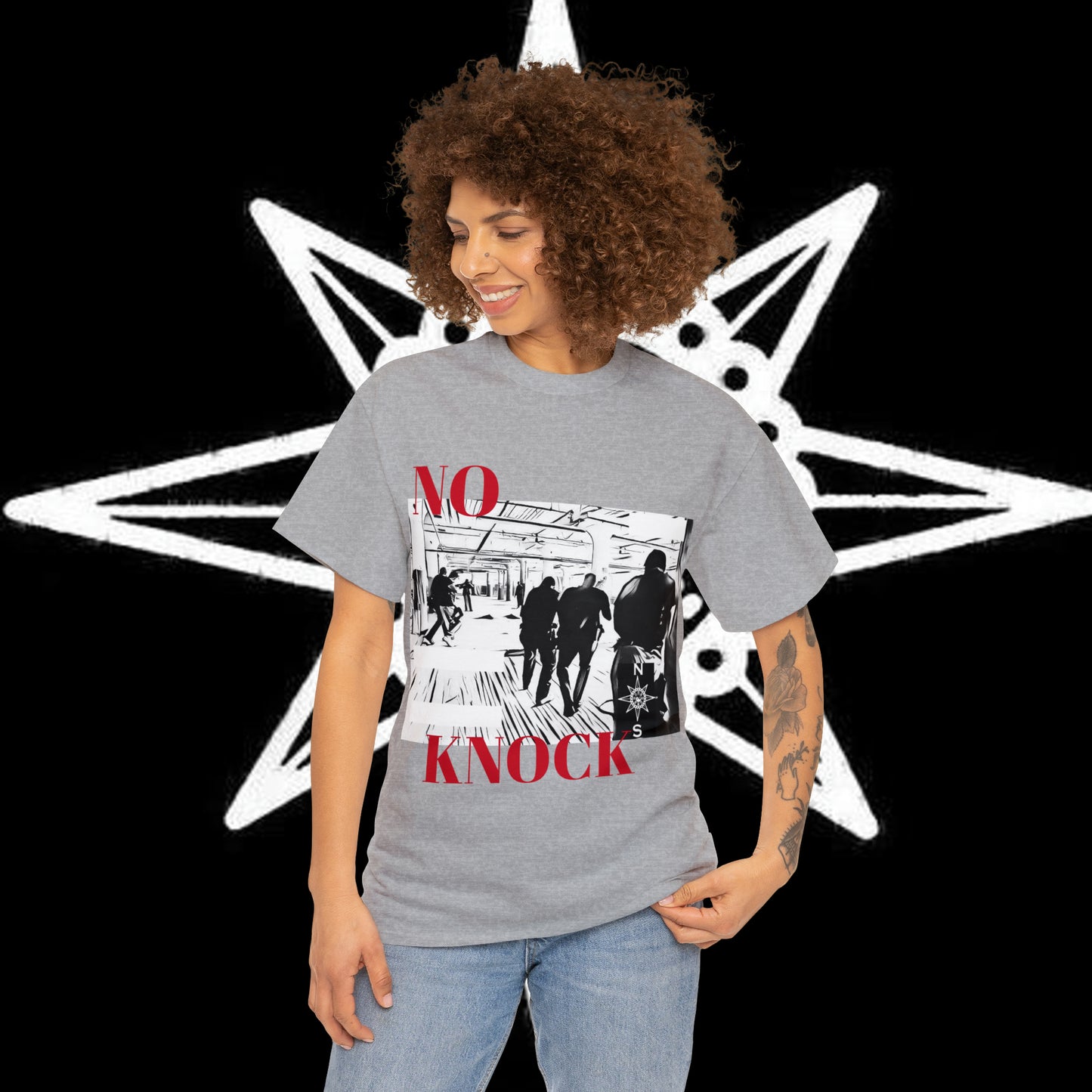 Unisex Heavy Cotton Tee NFSC No Knock