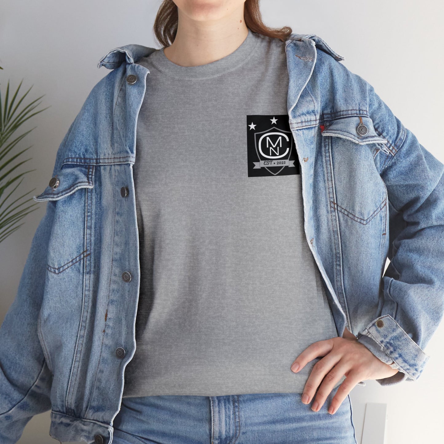 Unisex Heavy Cotton Tee MNC Logo