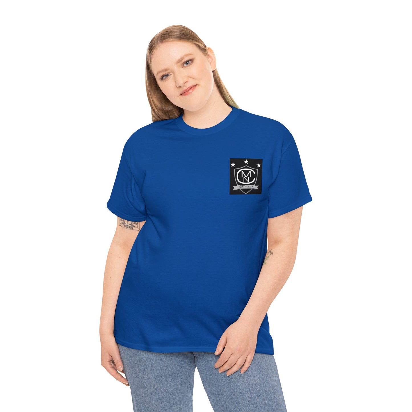 Unisex Heavy Cotton Tee MNC Logo