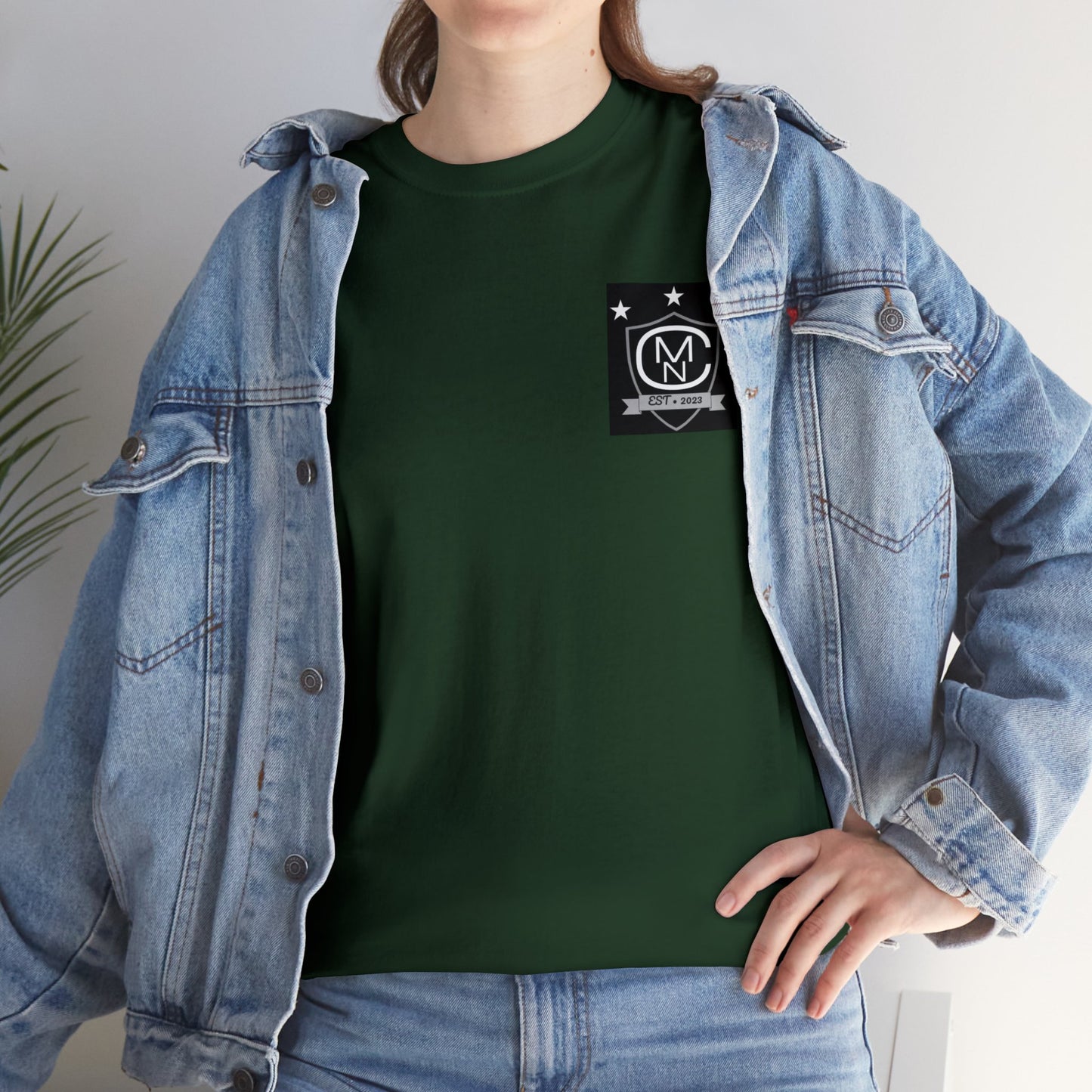 Unisex Heavy Cotton Tee MNC Logo