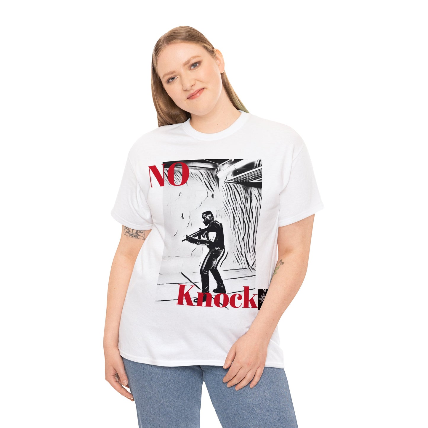 Unisex Heavy Cotton Tee NFSC No Knock