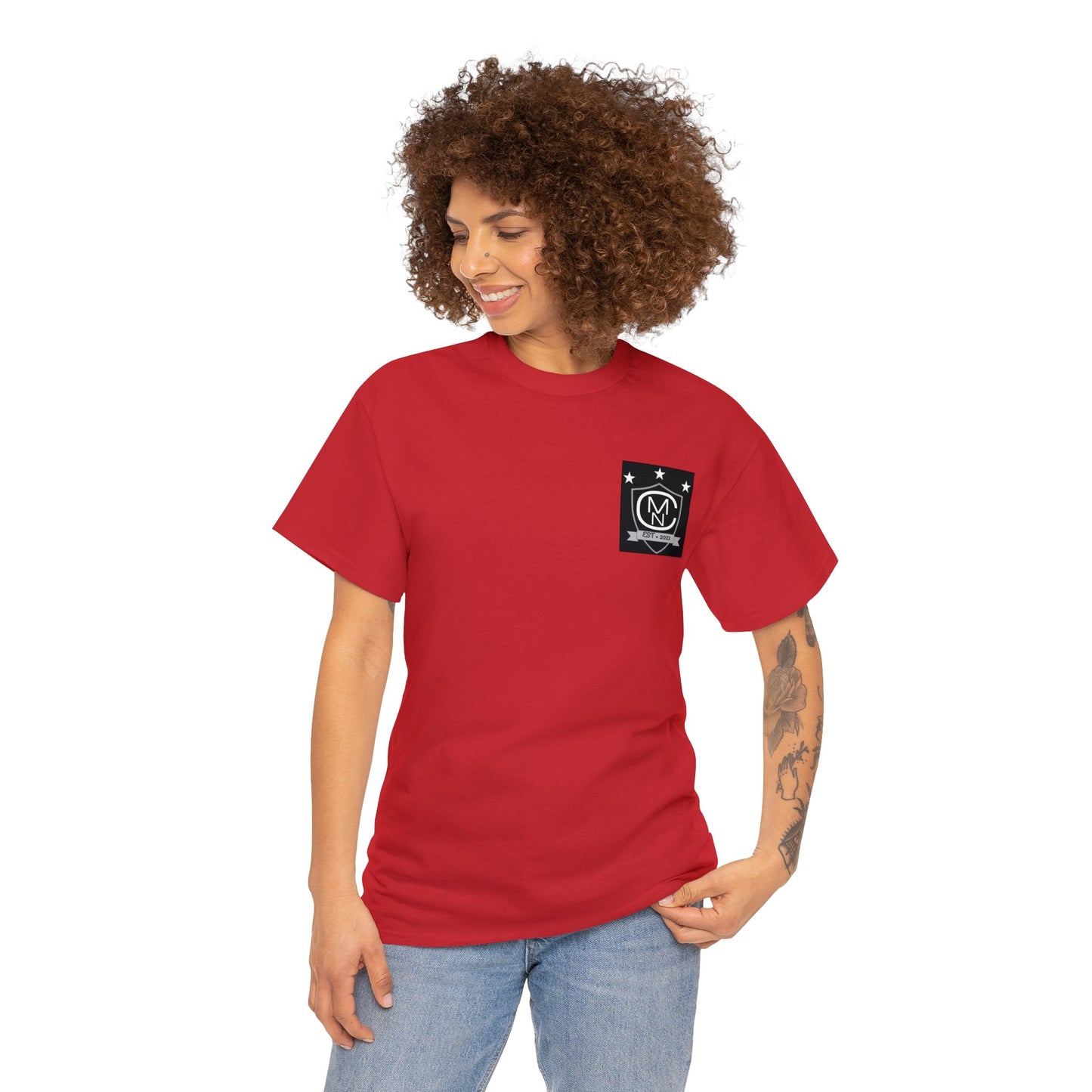 Unisex Heavy Cotton Tee MNC Logo