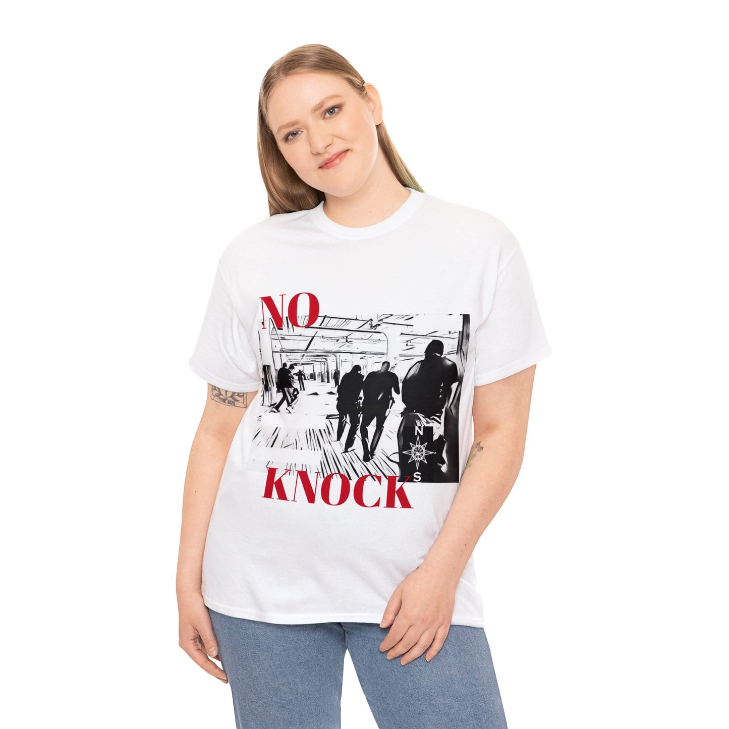 Unisex Heavy Cotton Tee NFSC No Knock
