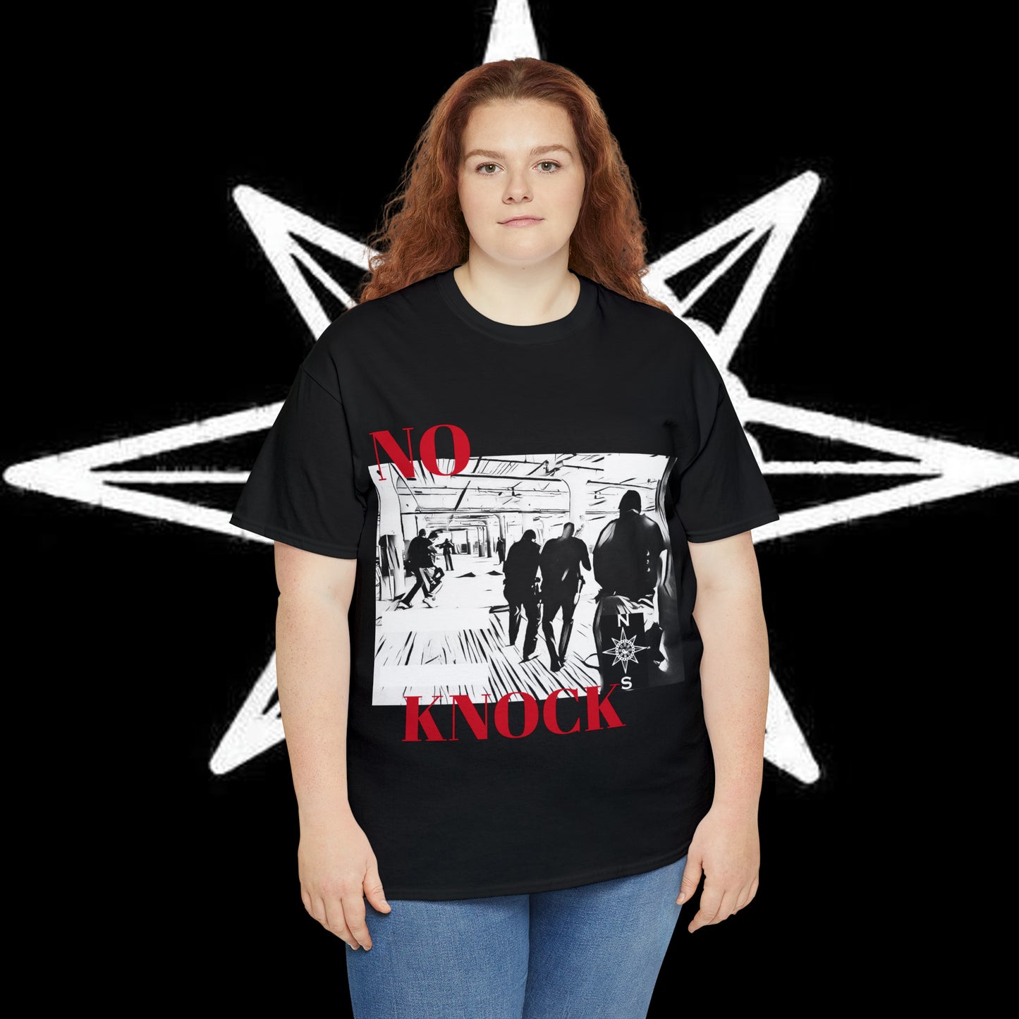 Unisex Heavy Cotton Tee NFSC No Knock
