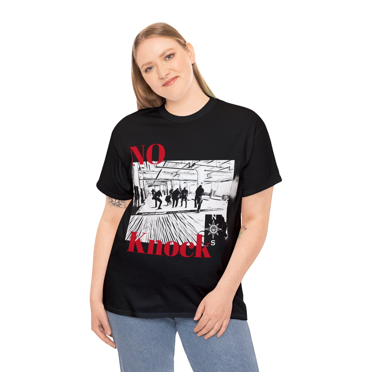 Copy of Unisex Heavy Cotton Tee NFSC NO KNOCK