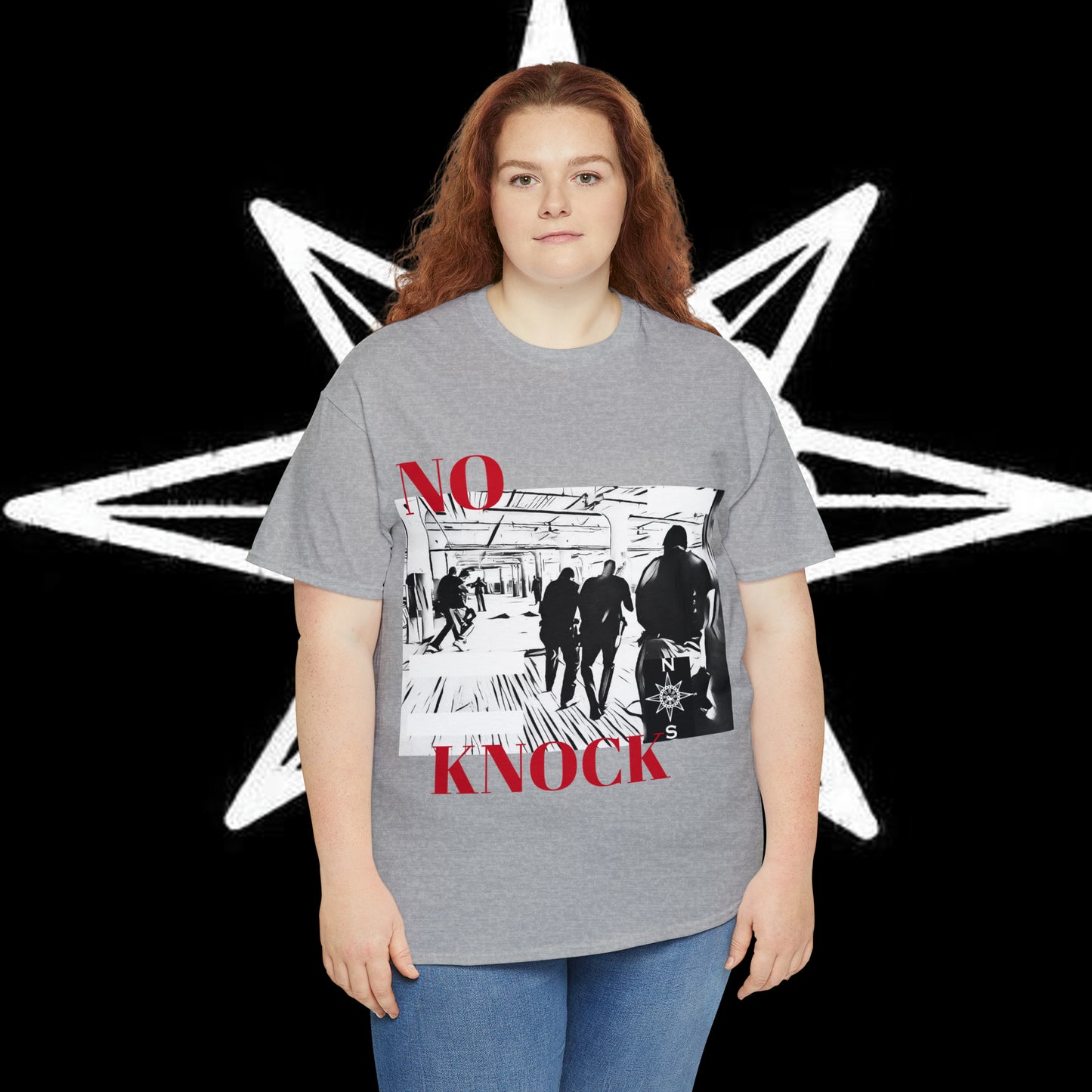 Unisex Heavy Cotton Tee NFSC No Knock