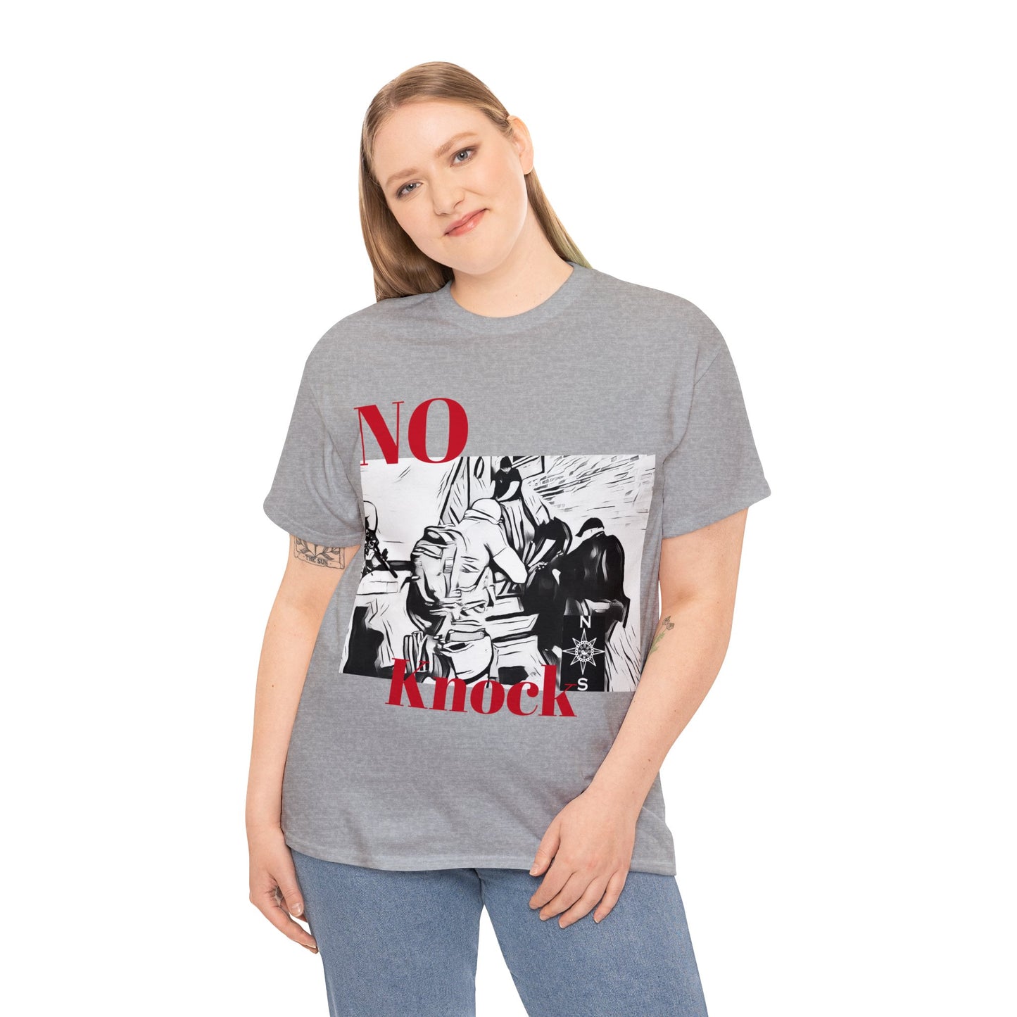 Unisex Heavy Cotton Tee NFSC No Knock