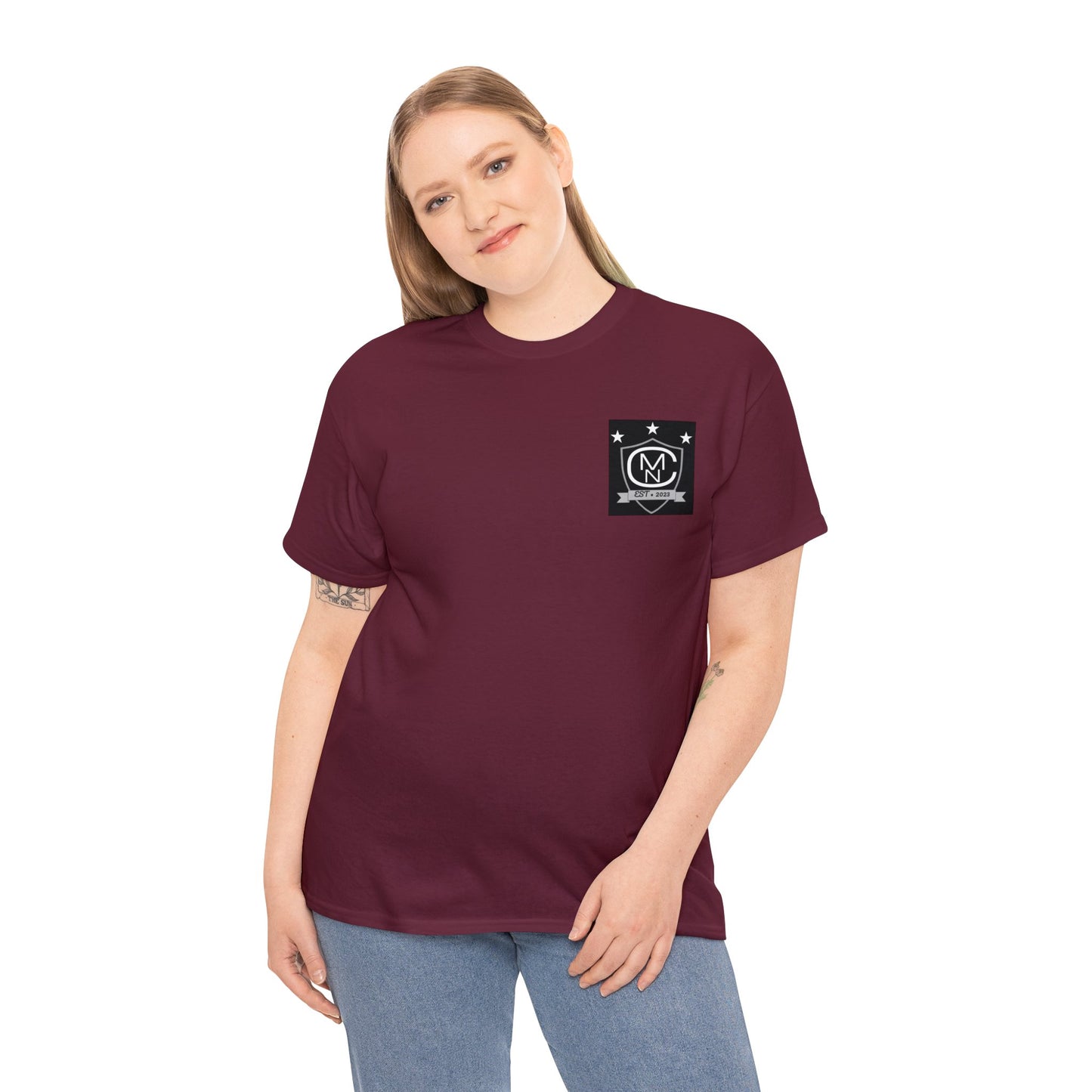Unisex Heavy Cotton Tee MNC Logo