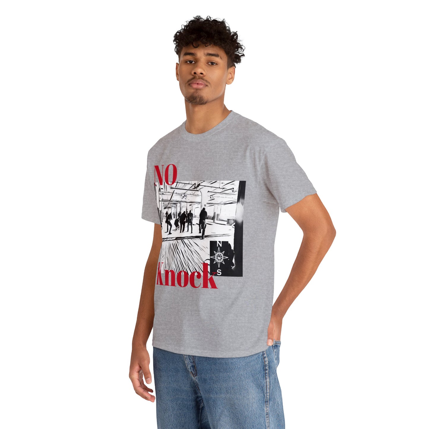 Unisex Heavy Cotton Tee NFSC NO KNOCK