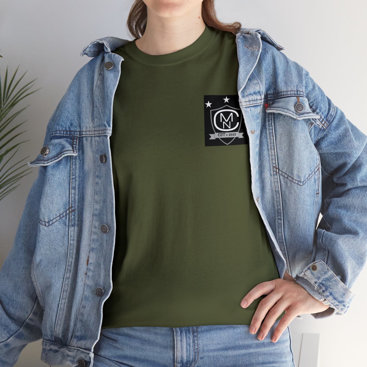 Unisex Heavy Cotton Tee MNC Logo