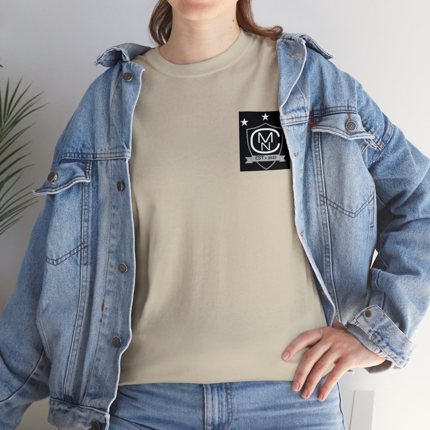 Unisex Heavy Cotton Tee MNC Logo