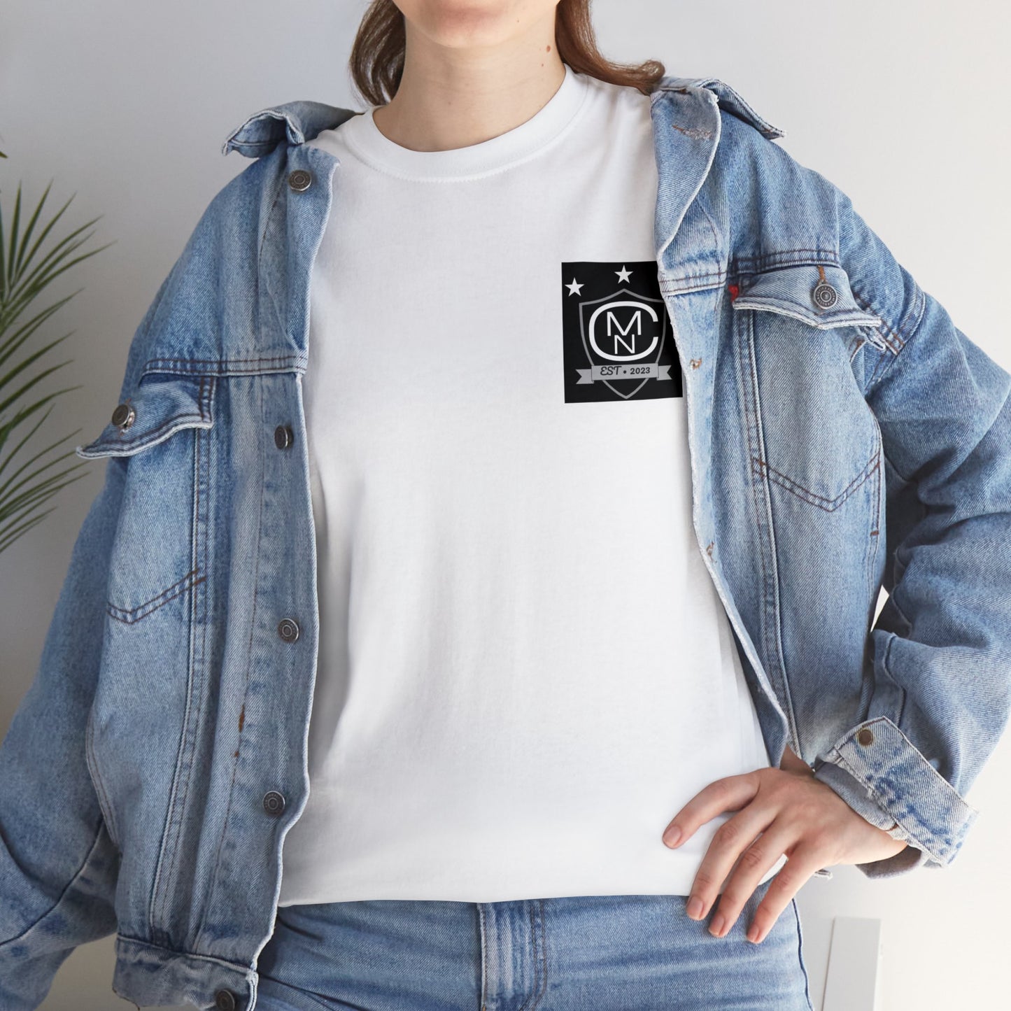 Unisex Heavy Cotton Tee MNC Logo