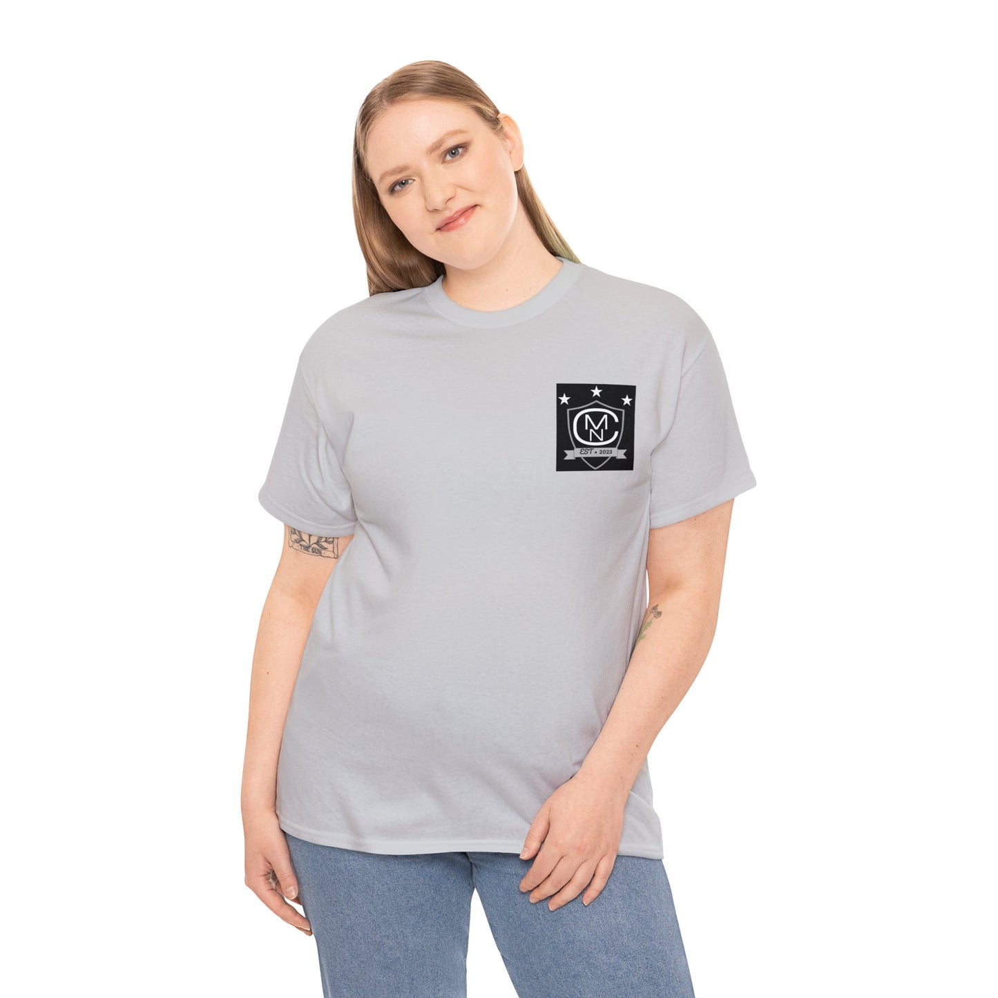 Unisex Heavy Cotton Tee MNC Logo
