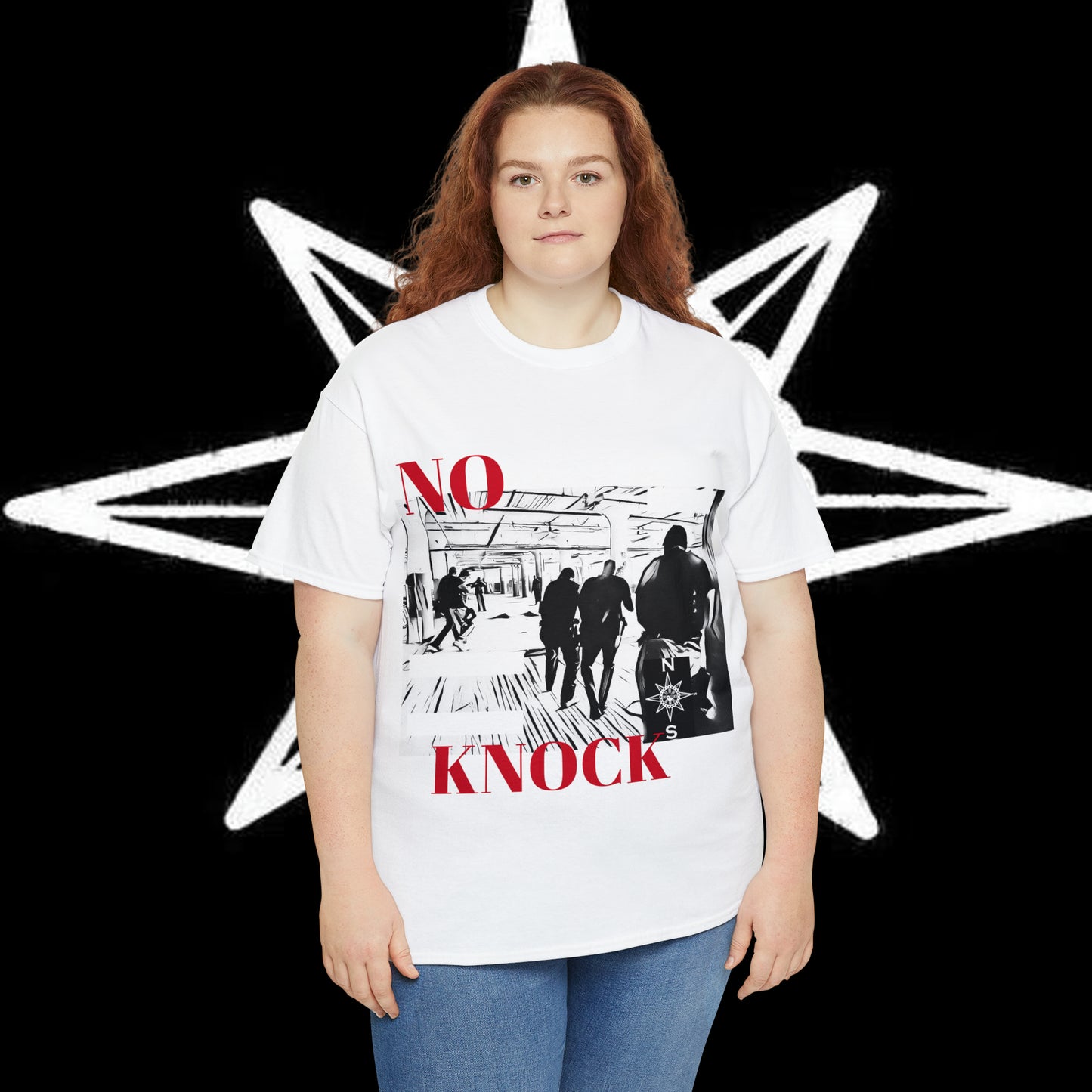 Unisex Heavy Cotton Tee NFSC No Knock